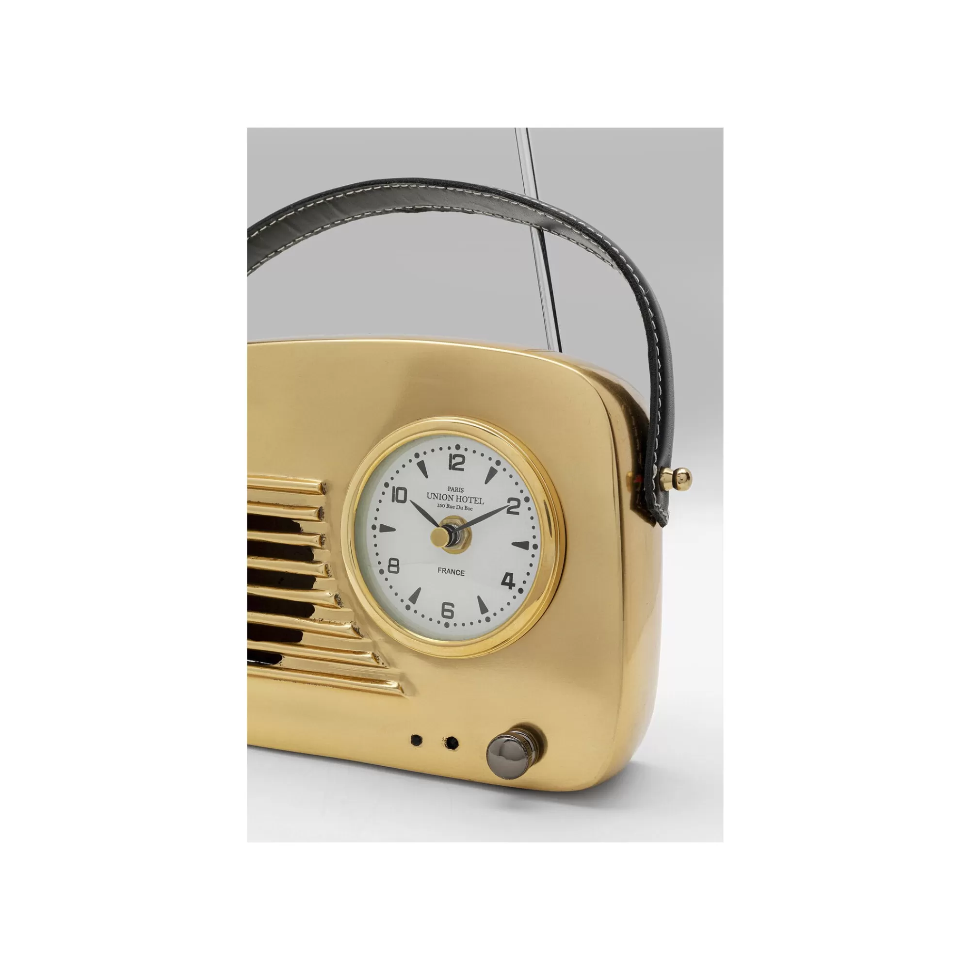 KARE Design Horloge De Table Radio Dorée ^ Horloge