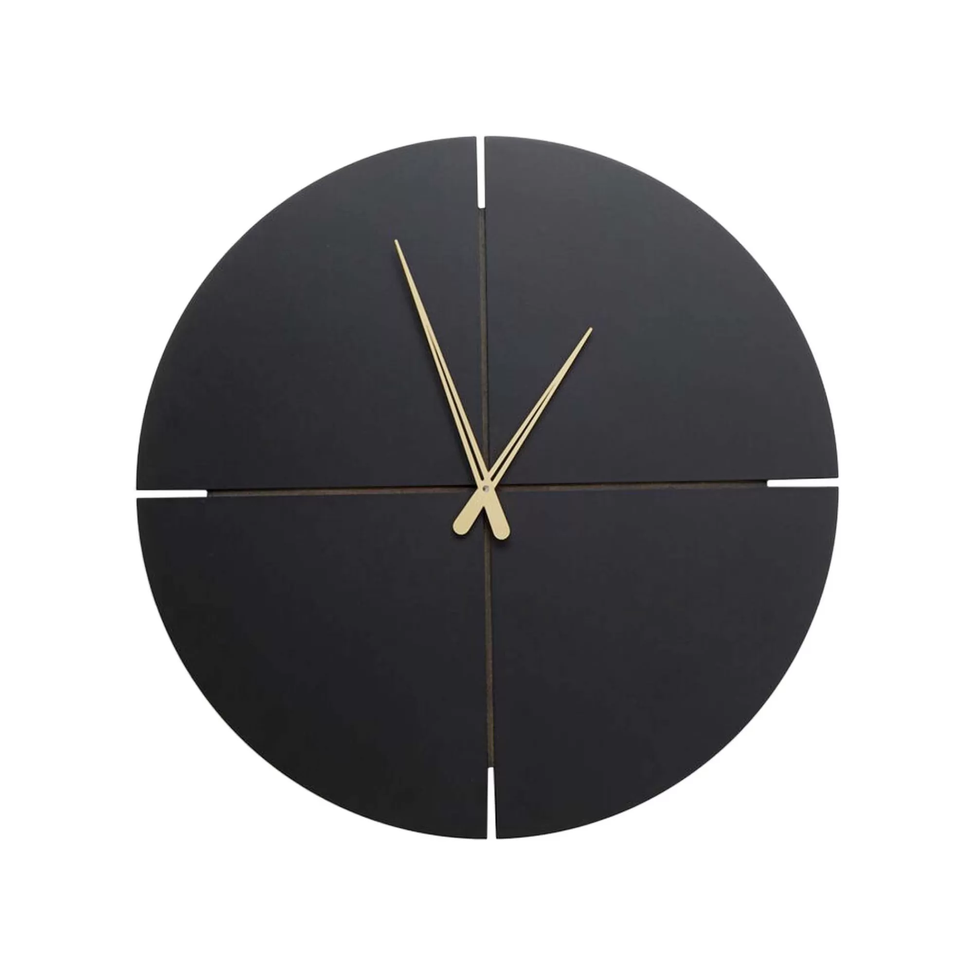 KARE Design Horloge Murale Andrea 60cm Noire ^ Horloge