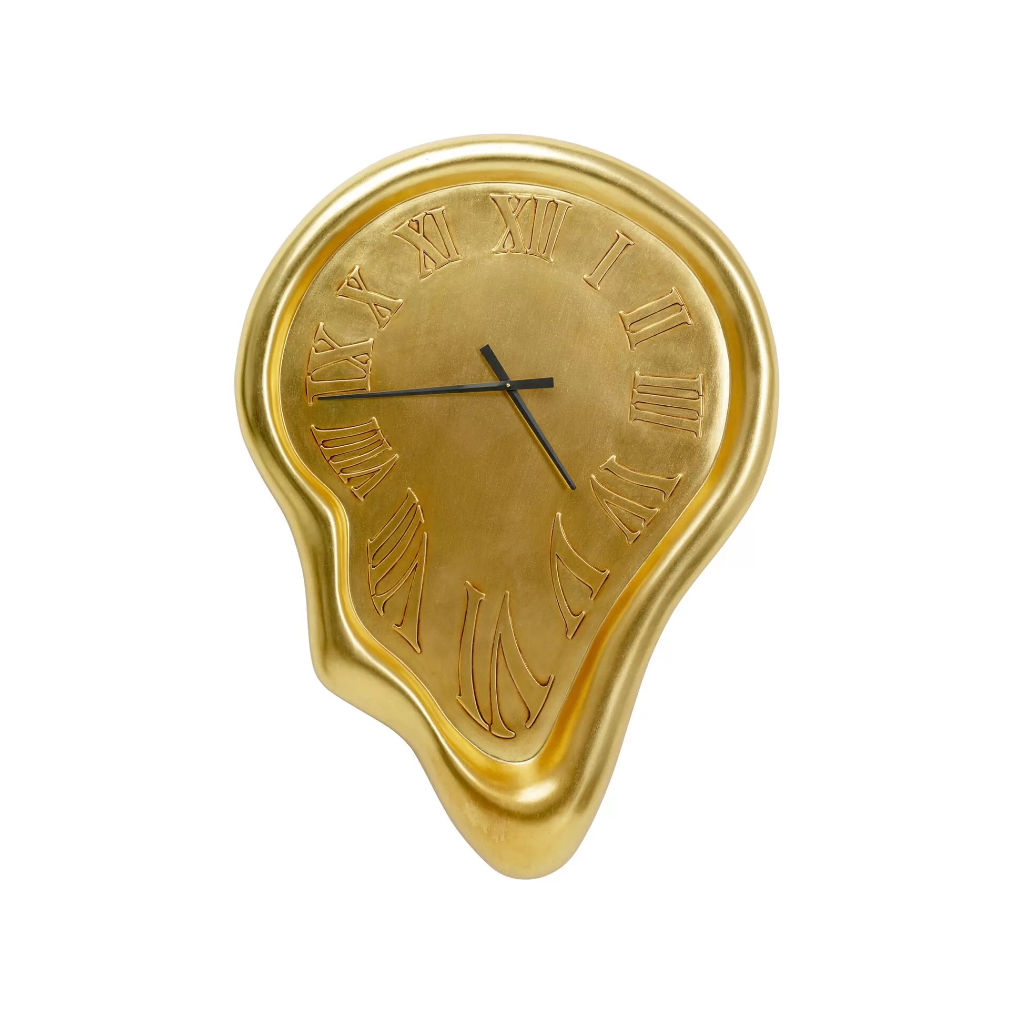 KARE Design Horloge Murale Big Drop Dorée 92x127cm ^ Horloge