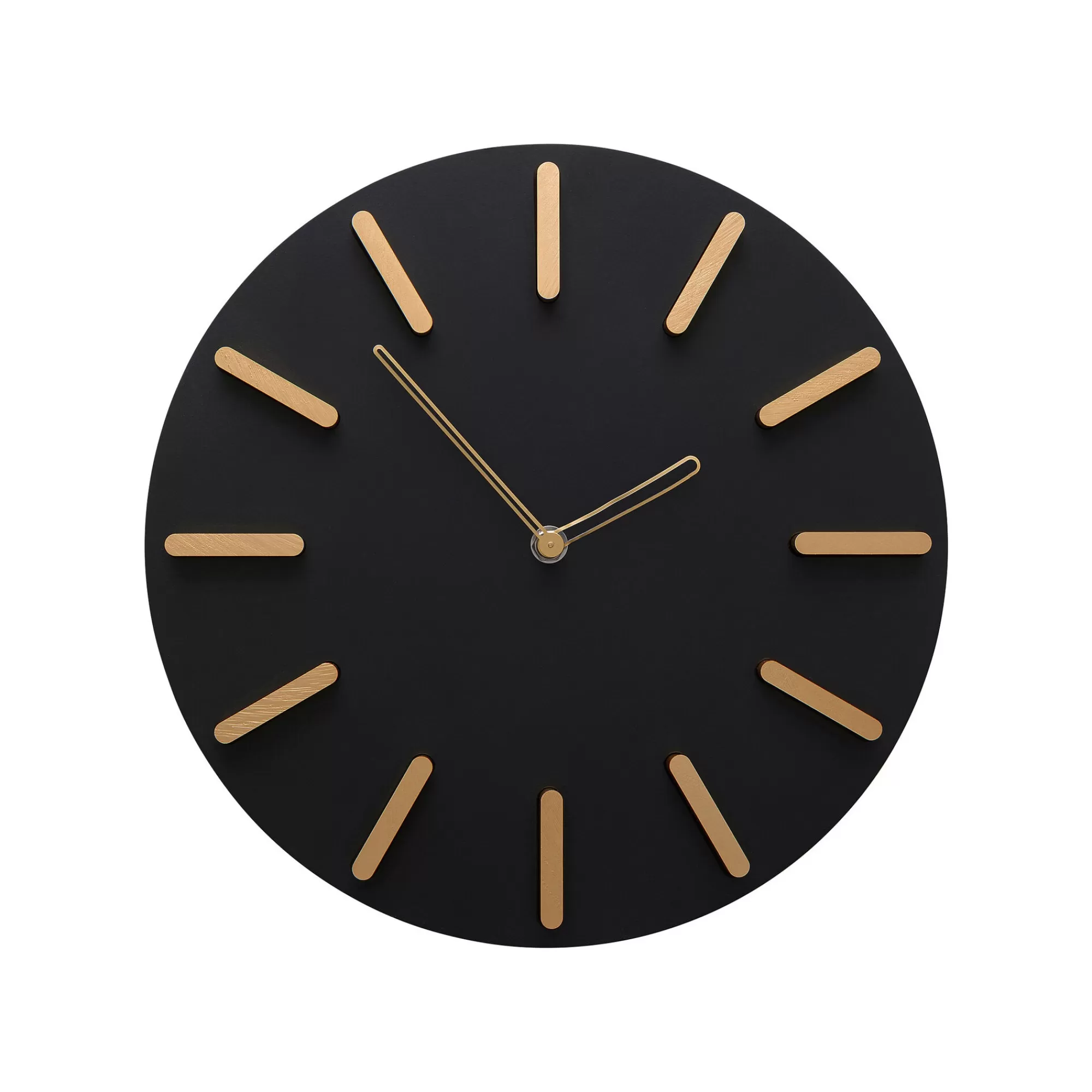 KARE Design Horloge Murale Central Park 30cm Noire ^ Horloge