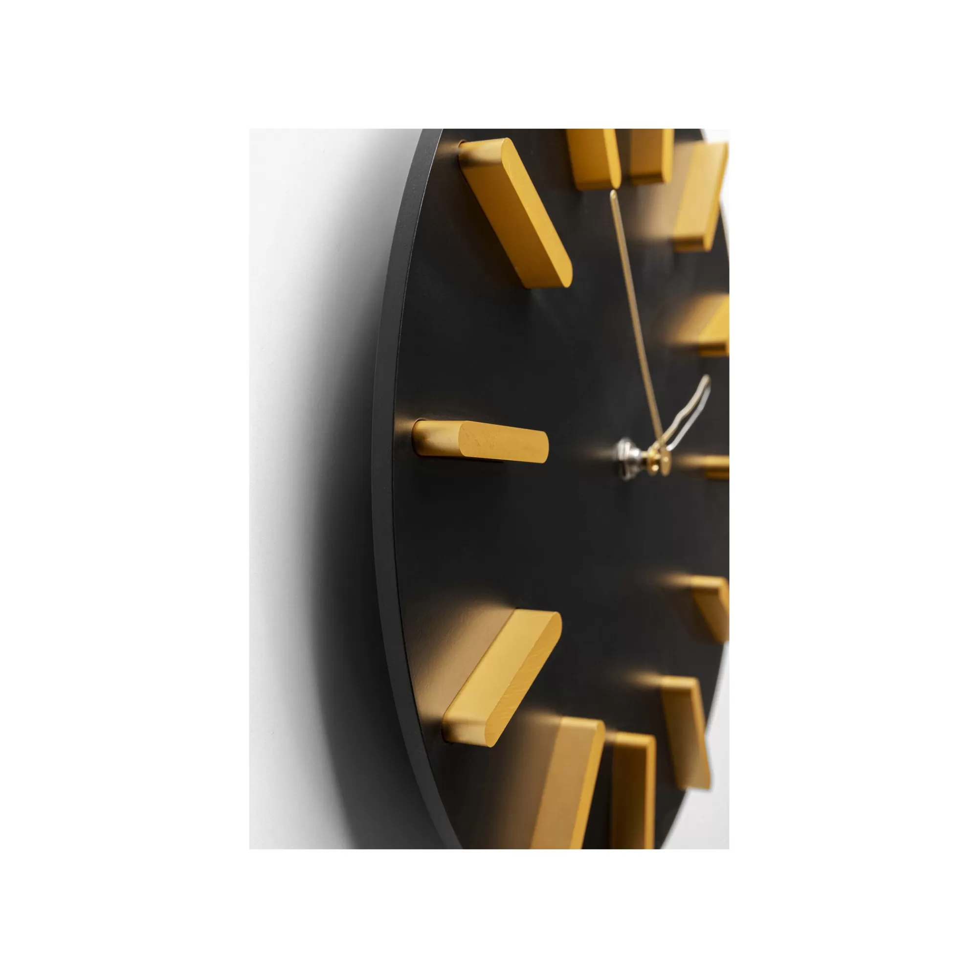 KARE Design Horloge Murale Central Park 30cm Noire ^ Horloge