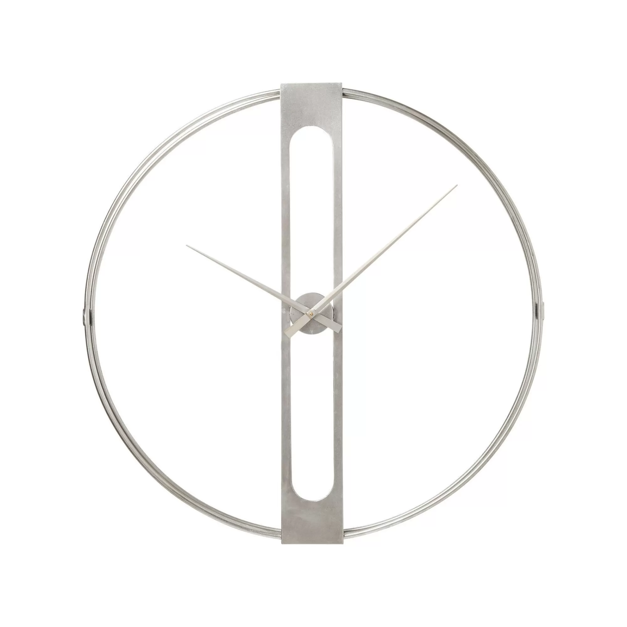 KARE Design Horloge Murale Clip 60cm Argentée ^ Horloge