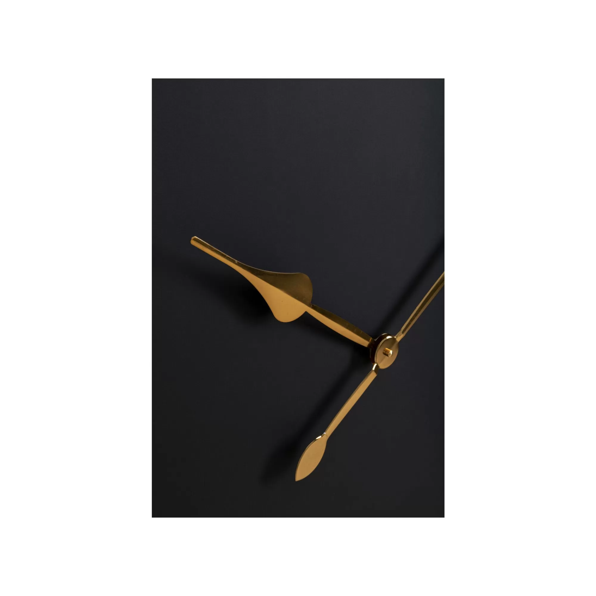 KARE Design Horloge Murale Gamble Noire Et Dorée ^ Horloge
