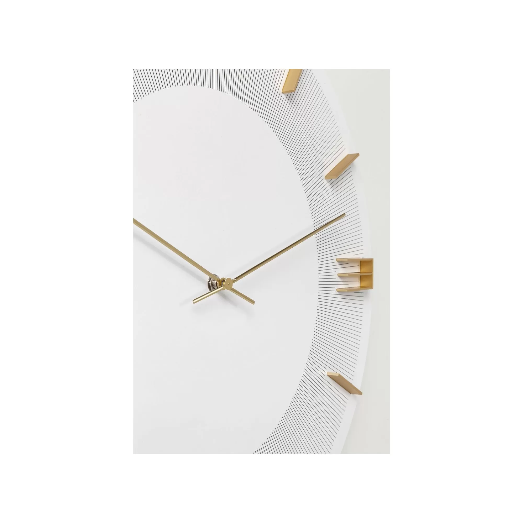KARE Design Horloge Murale Leonardo Blanche Et Dorée ^ Horloge