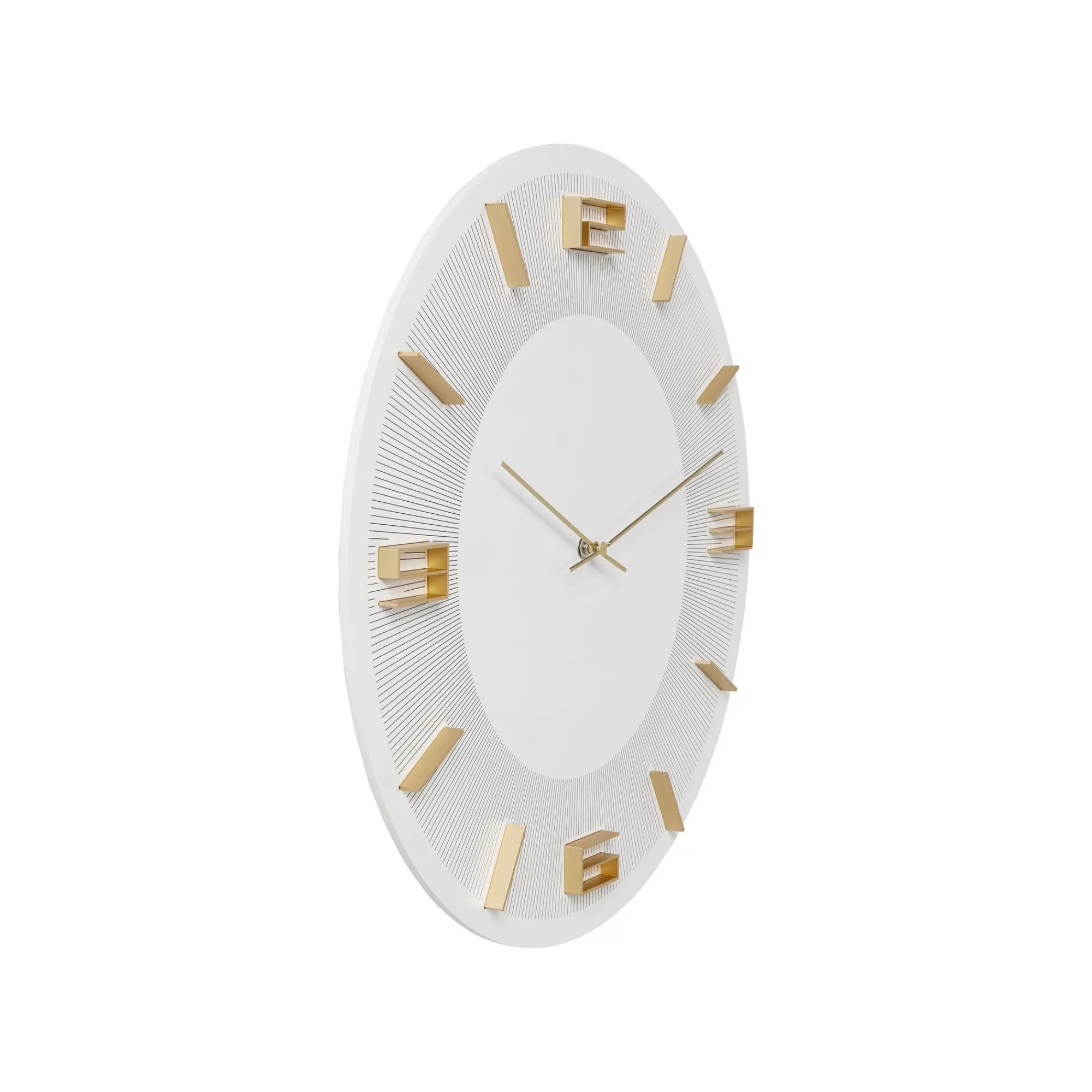 KARE Design Horloge Murale Leonardo Blanche Et Dorée ^ Horloge