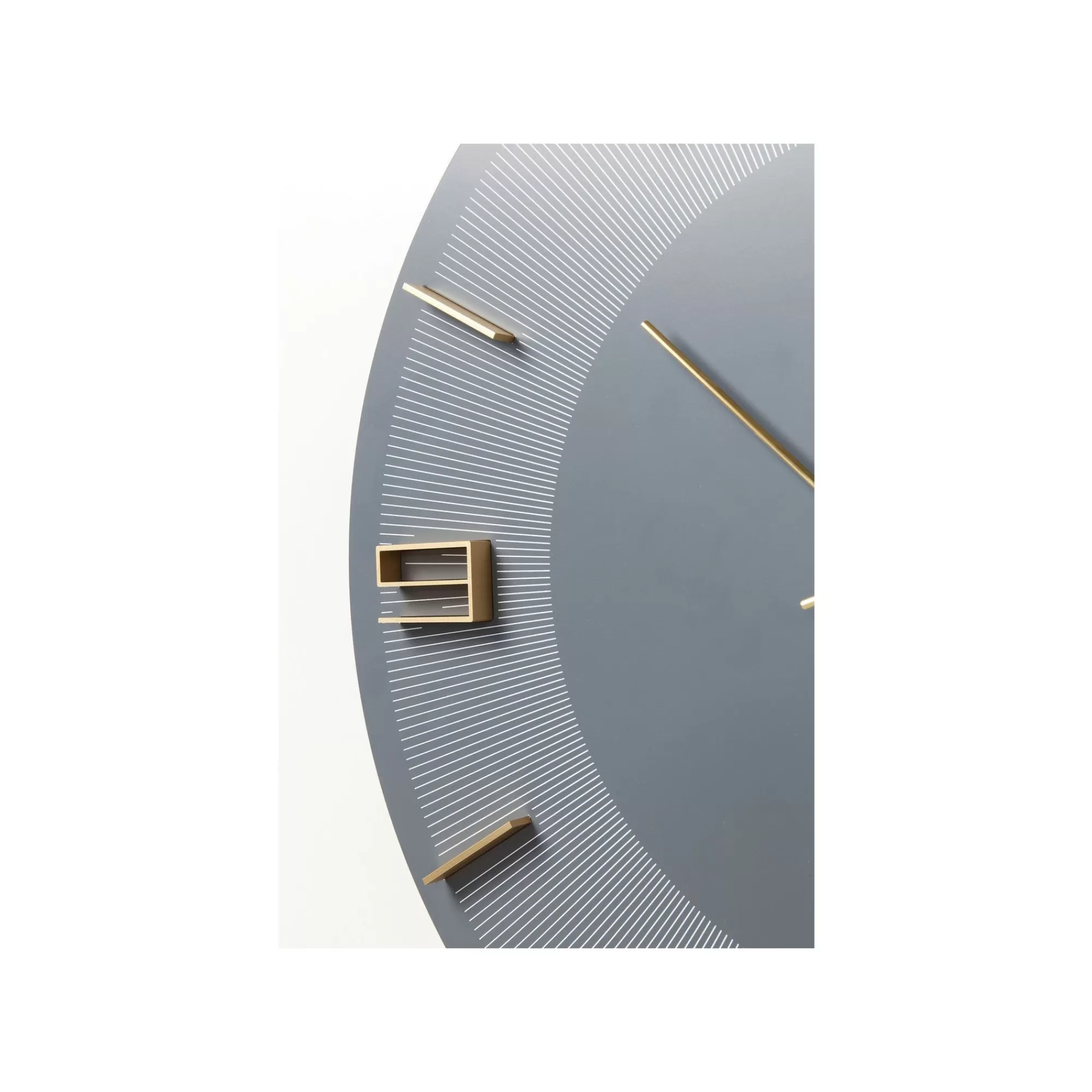 KARE Design Horloge Murale Leonardo Grise Et Dorée ^ Horloge