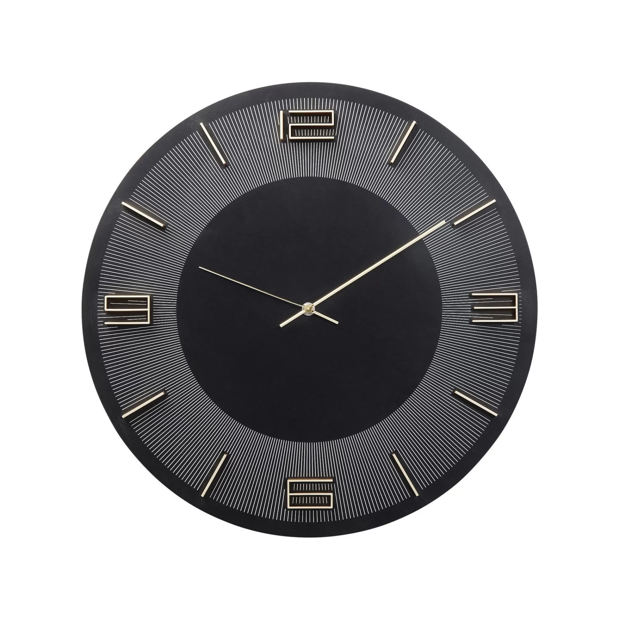 KARE Design Horloge Murale Leonardo Noire Et Dorée ^ Horloge