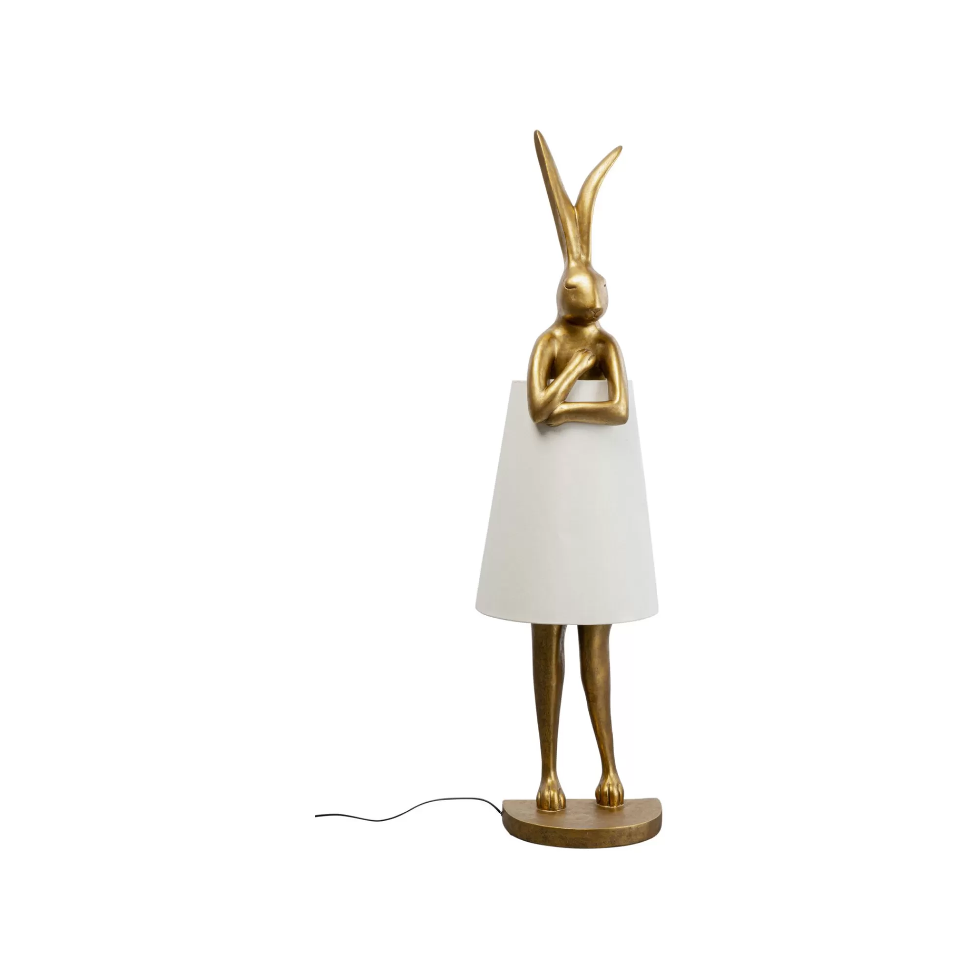 KARE Design Lampadaire Animal Lapin Doré 150cm ^ Lampadaire