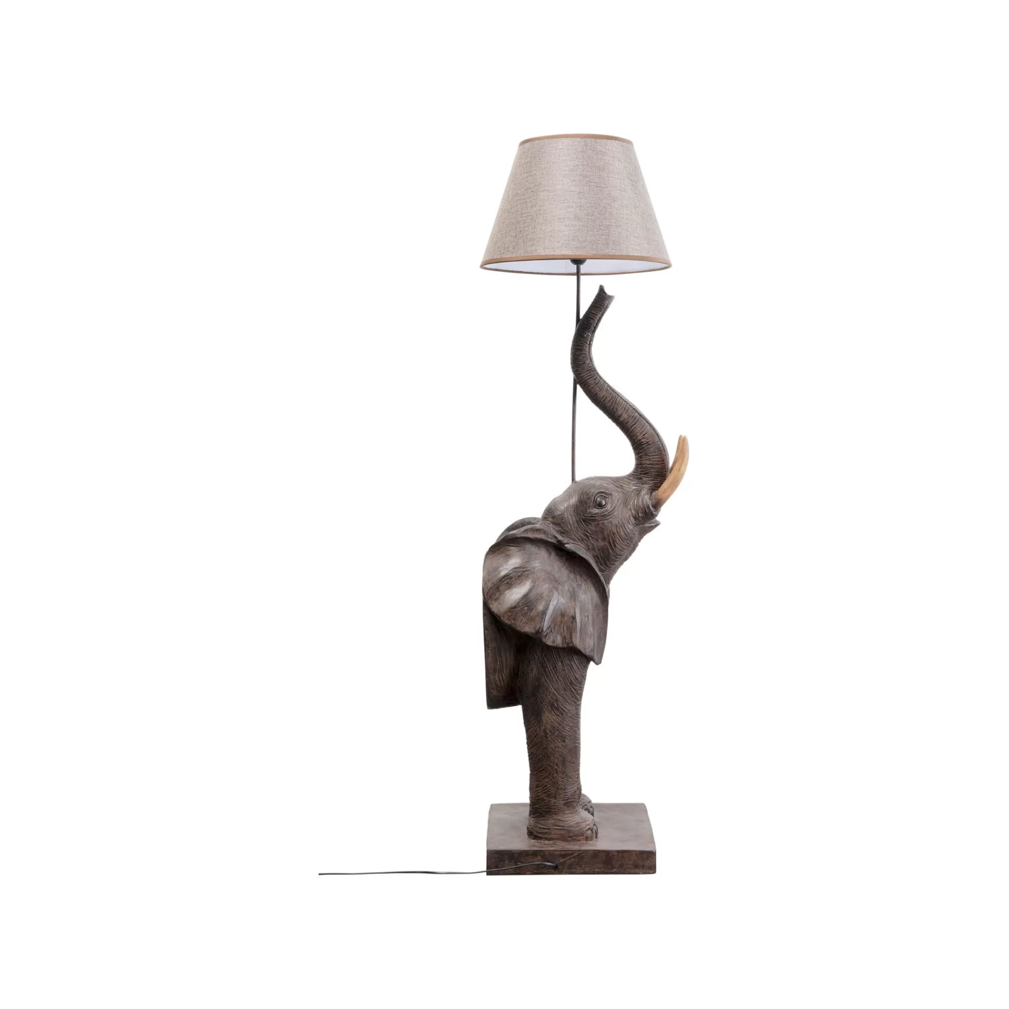 KARE Design Lampadaire Animal éléphant 154cm ^ Lampadaire