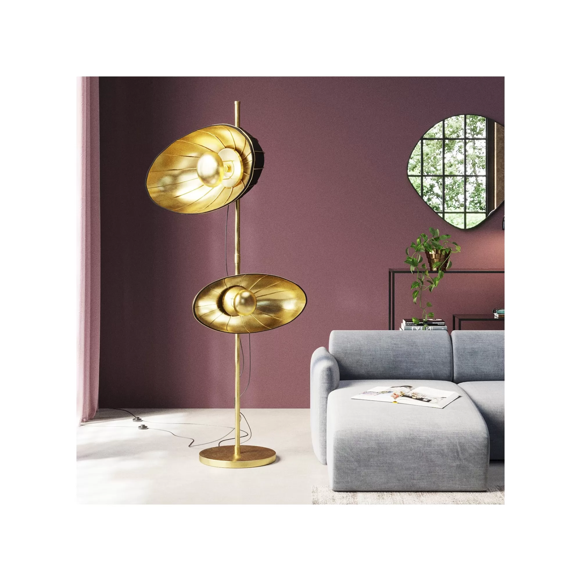 KARE Design Lampadaire Diva 202cm ^ Lampadaire