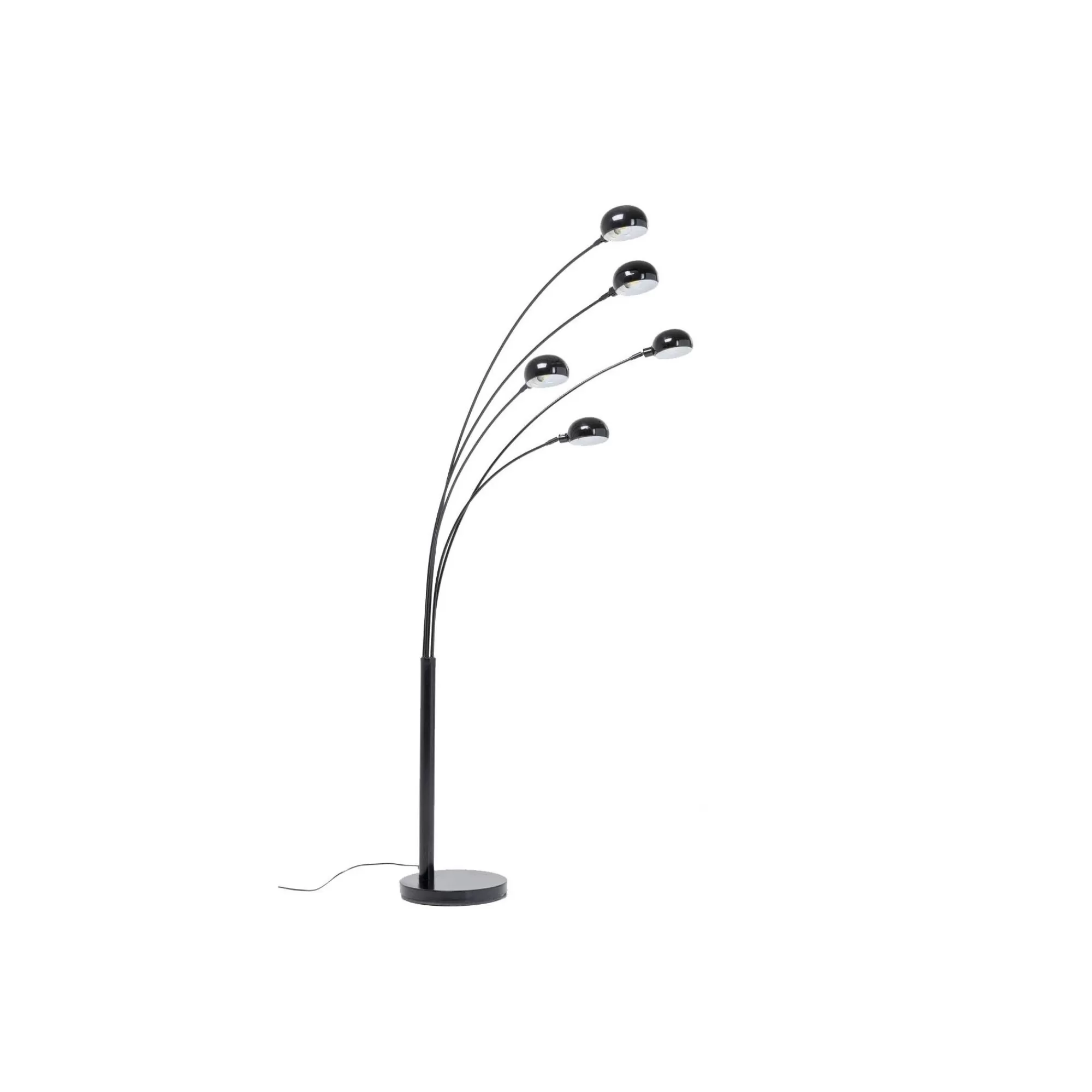 KARE Design Lampadaire Five Fingers 201cm Noir Mat ^ Lampadaire