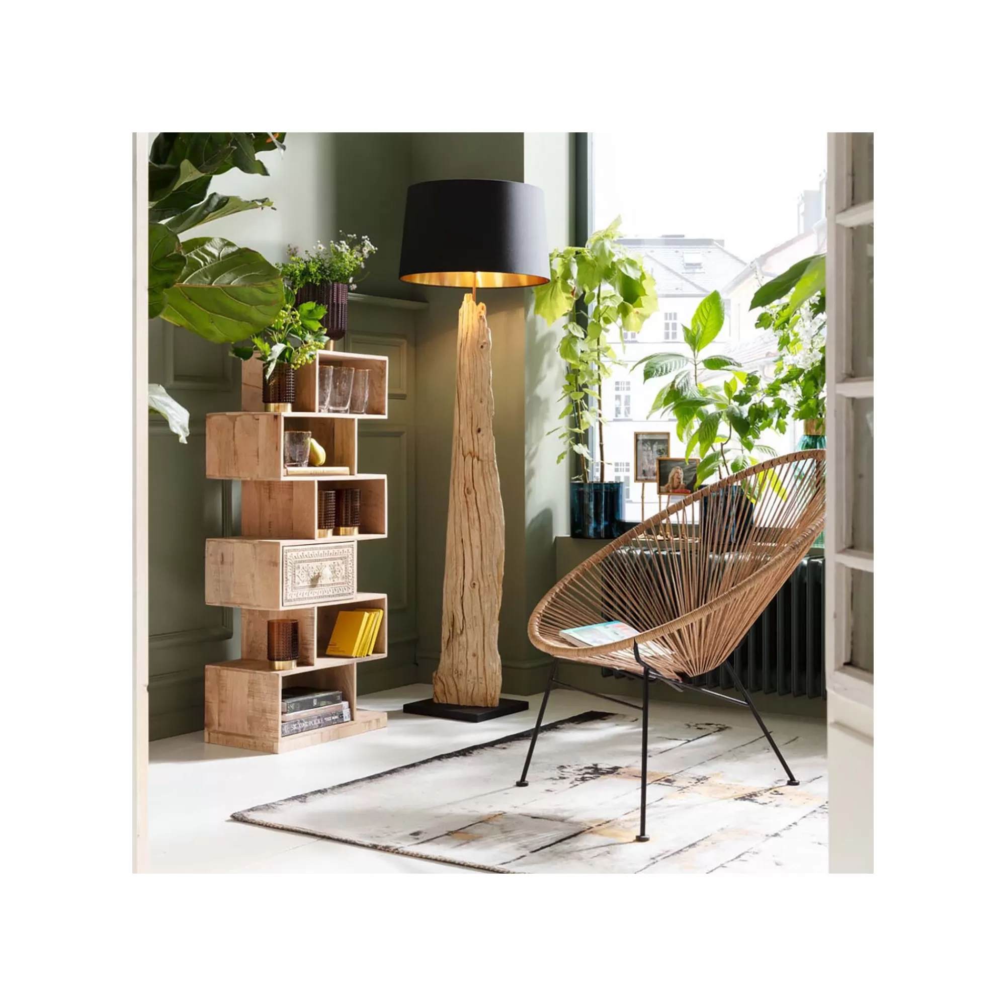 KARE Design Lampadaire Nature Straight 171cm ^ Lampadaire