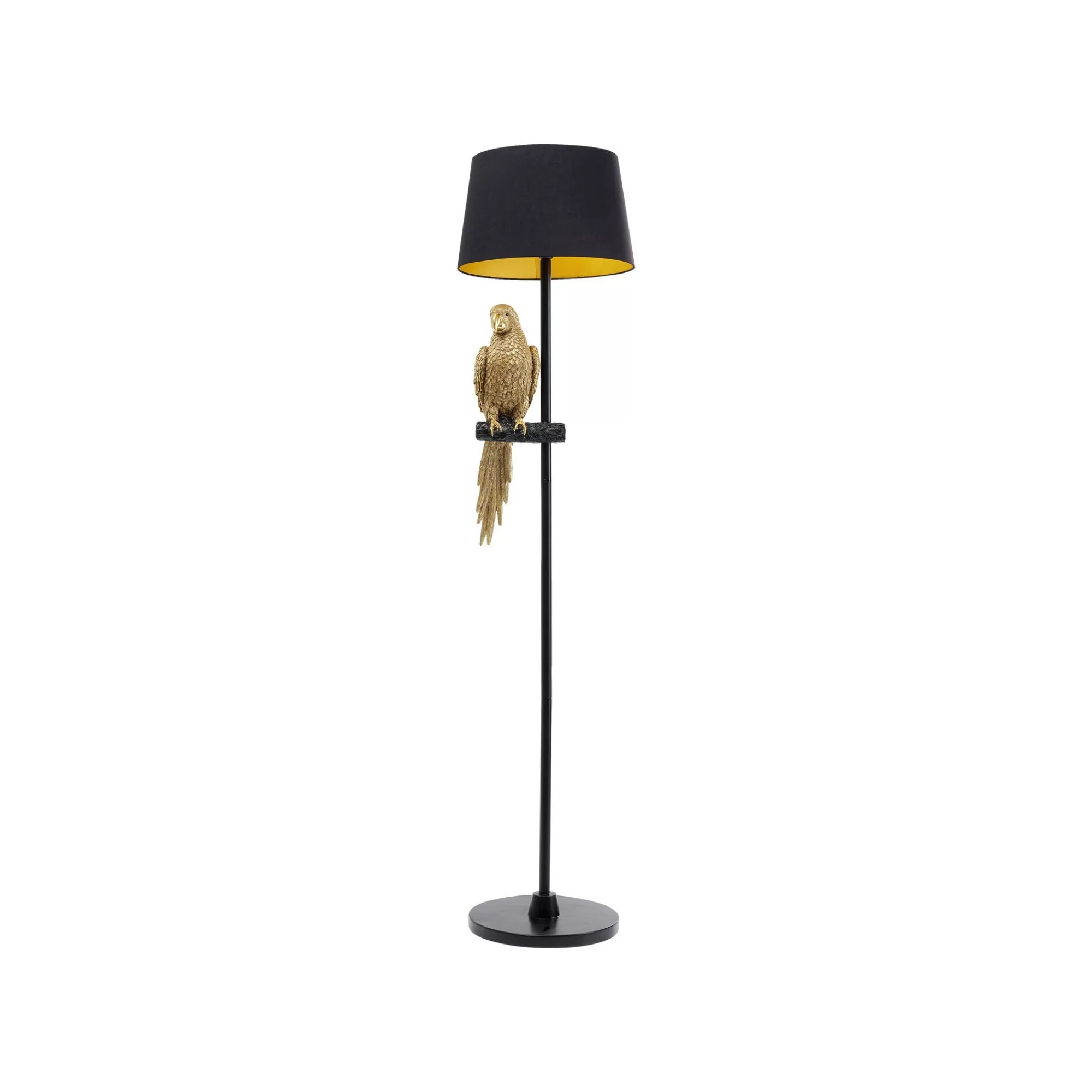 KARE Design Lampadaire Perroquet Doré 176cm ^ Lampadaire