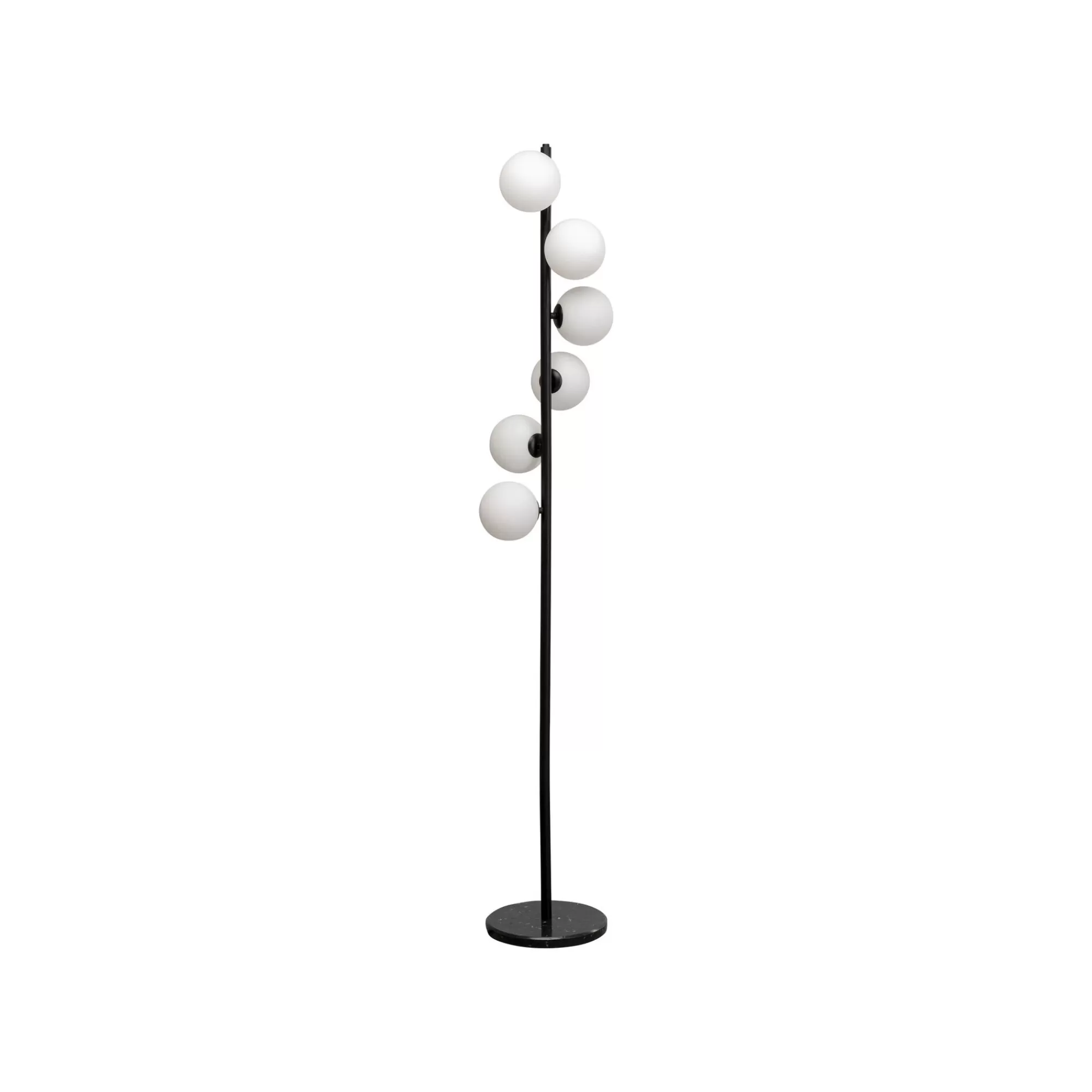 KARE Design Lampadaire Scala Balls Milky 160cm Noir ^ Lampadaire