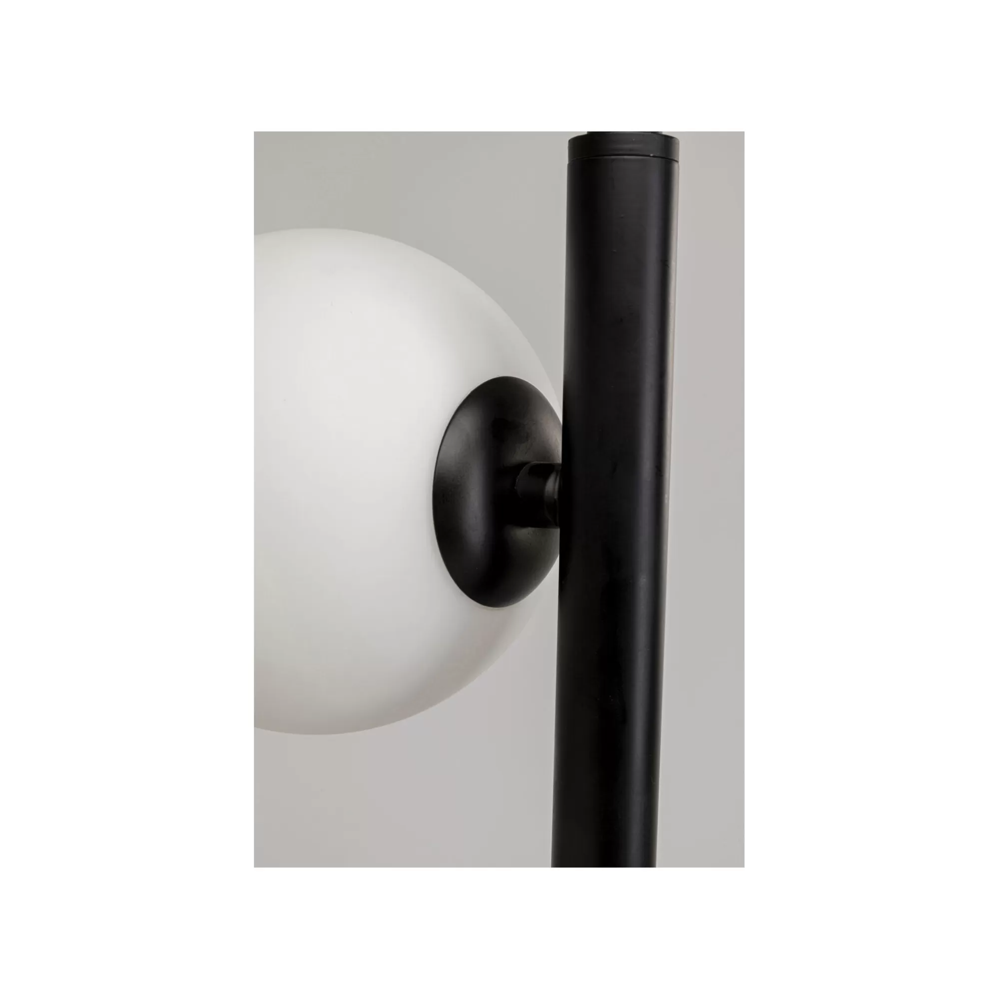 KARE Design Lampadaire Scala Balls Milky 160cm Noir ^ Lampadaire