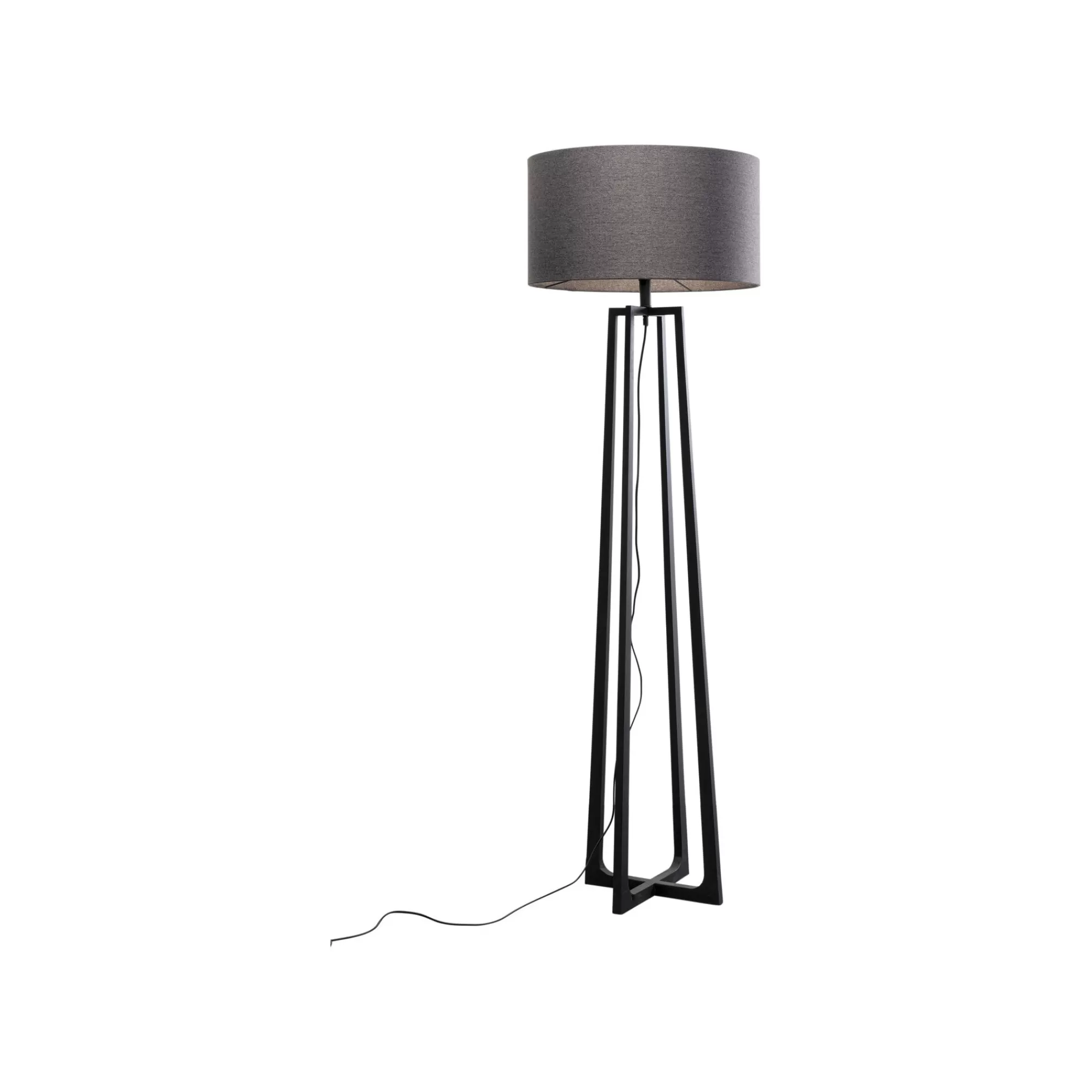 KARE Design Lampadaire Timon Noir 160cm ^ Lampadaire