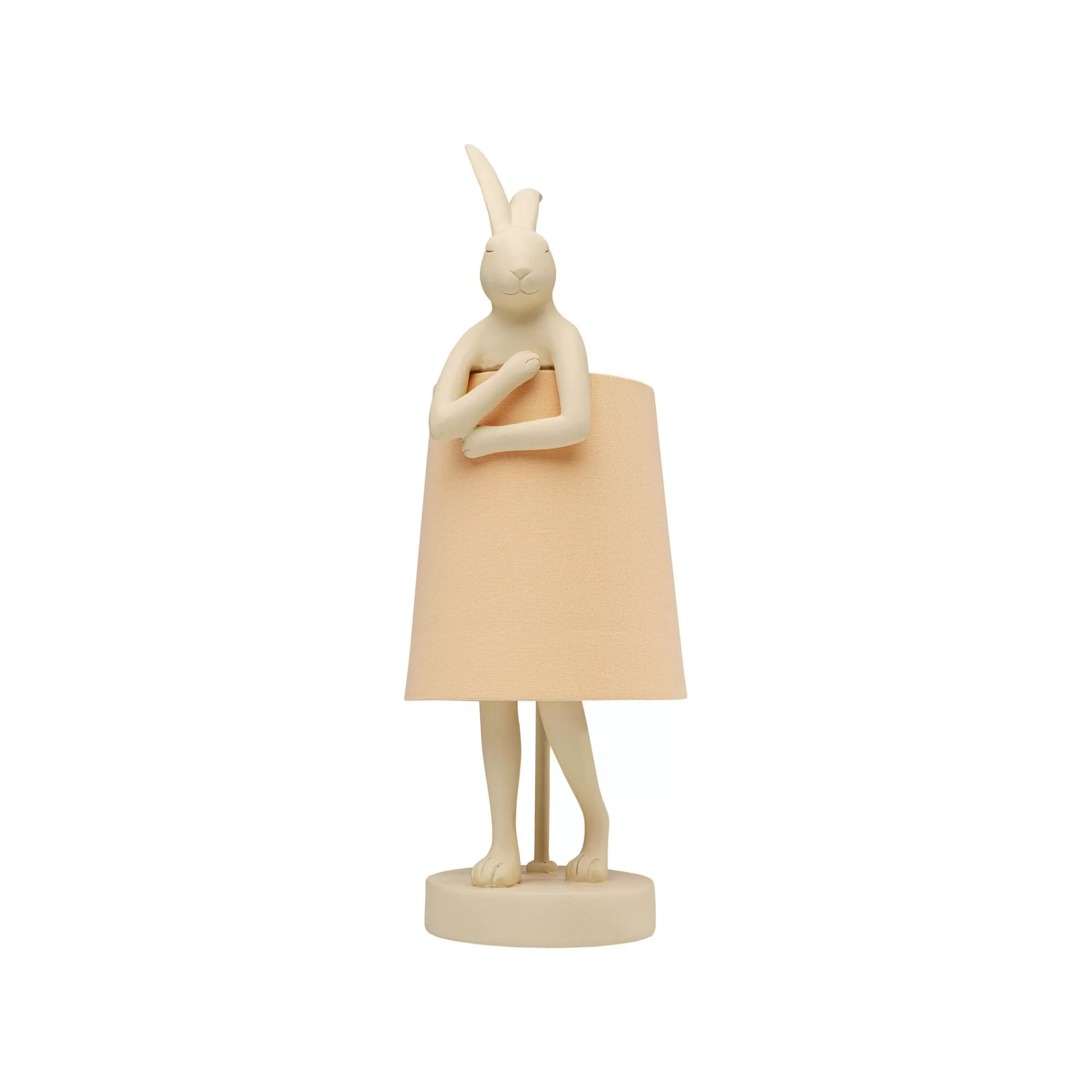 KARE Design Lampe Animal Lapin Beige Et Pêche 50cm ^ Lampe De Table