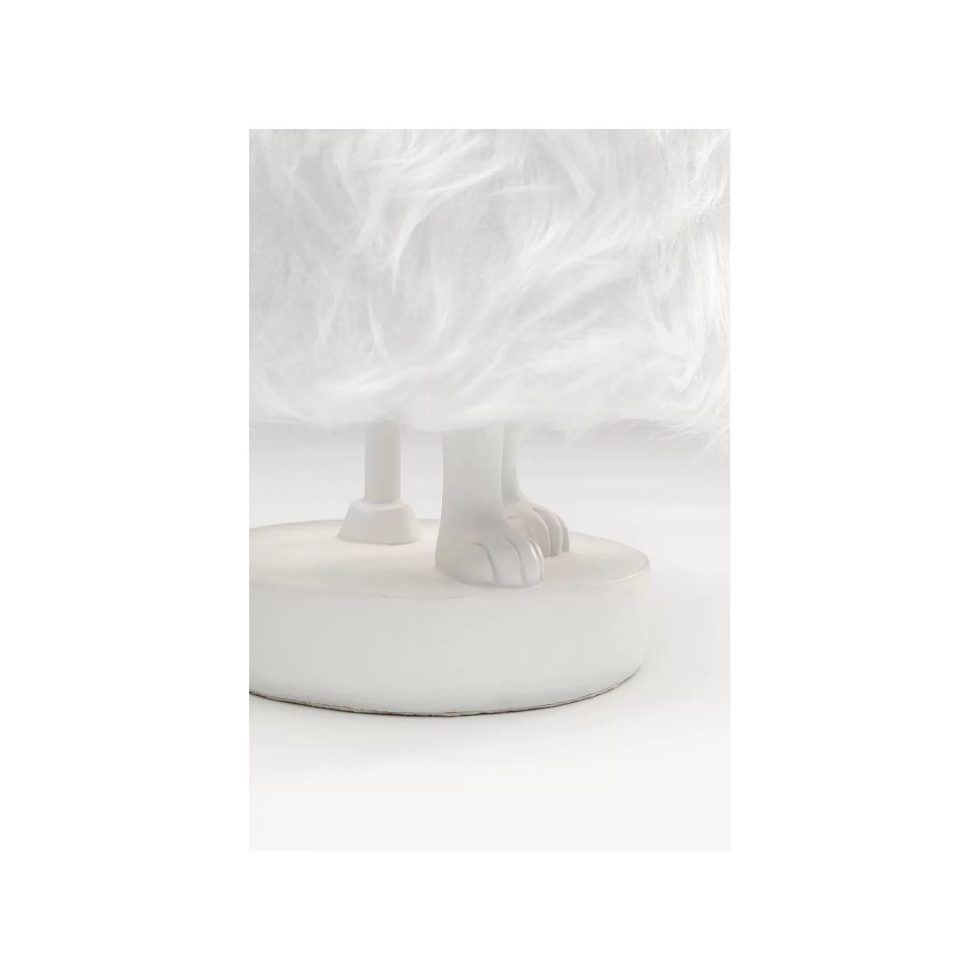 KARE Design Lampe Animal Lapin Fluff Blanc 30cm ^ Lampe De Table