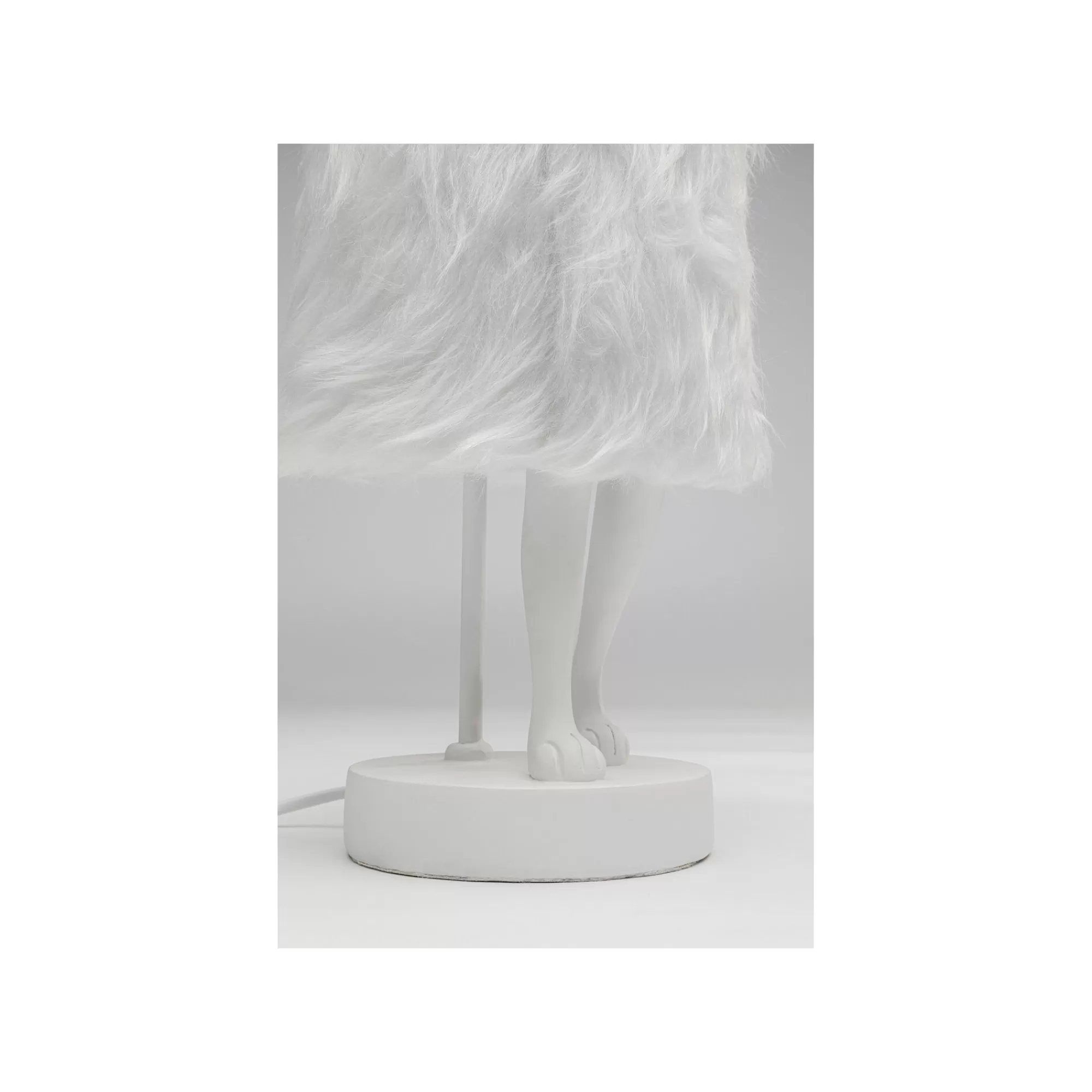 KARE Design Lampe Animal Lapin Fluff Blanc 50cm ^ Lampe De Table