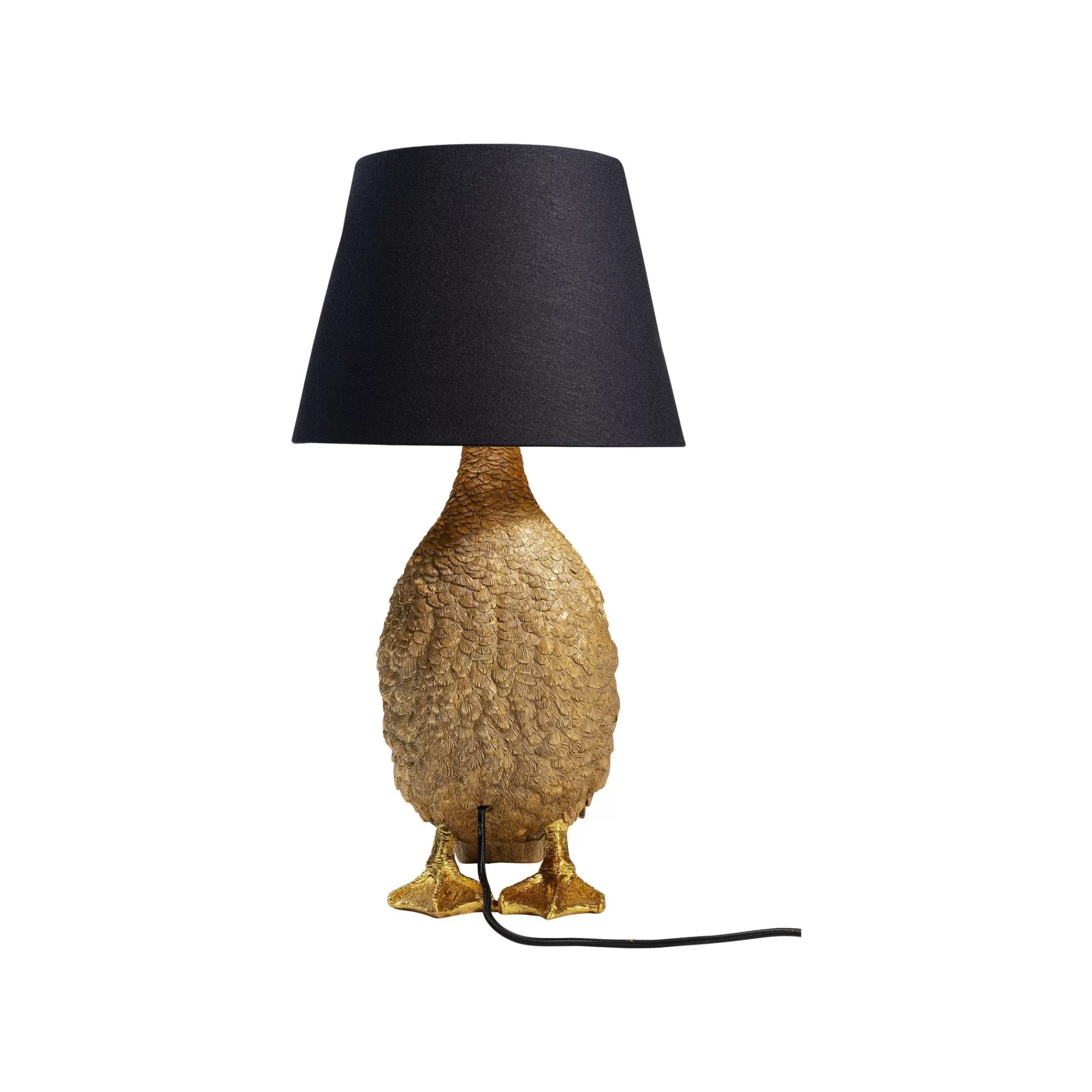 KARE Design Lampe Canard Doré Et Noir ^ Lampe De Table