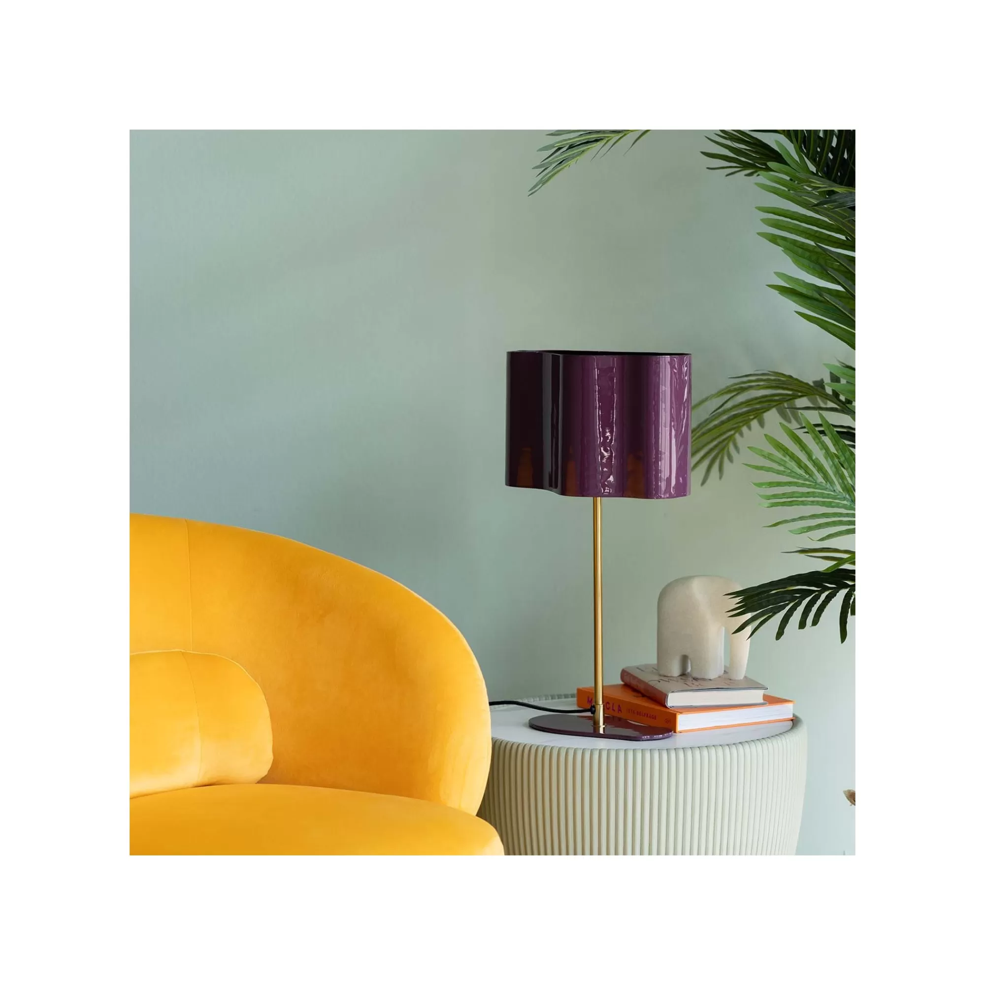 KARE Design Lampe Cloudy Violette ^ Lampe De Table