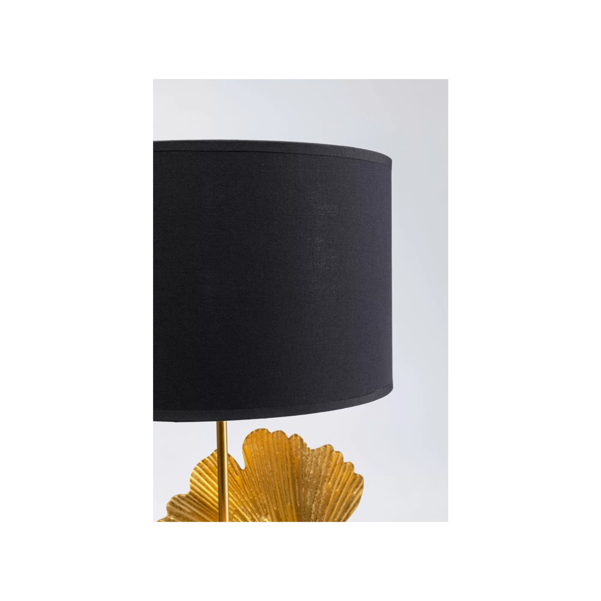 KARE Design Lampe Feuilles De Ginkgo Dorées Et Noir ^ Lampe De Table
