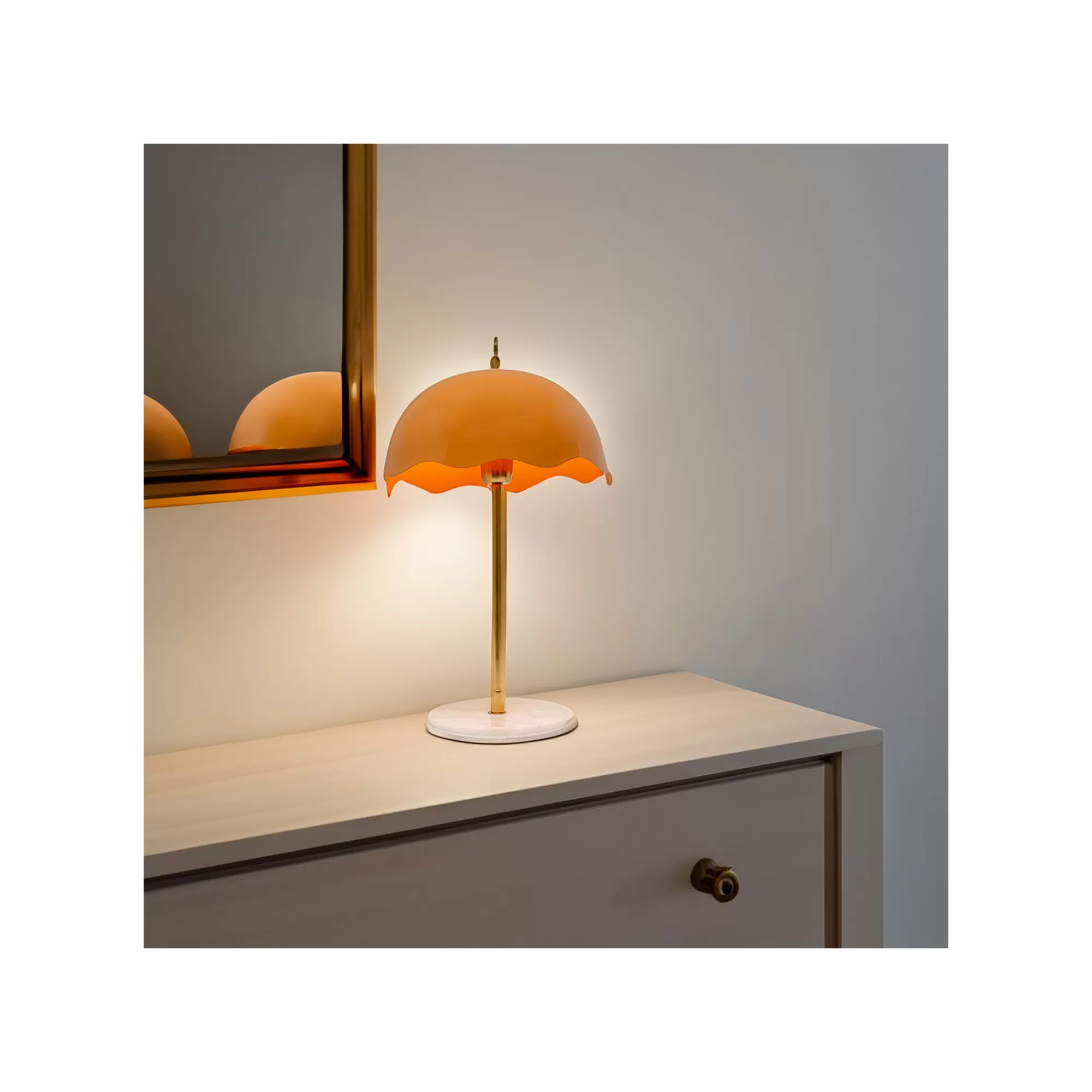 KARE Design Lampe Lia Orange ^ Lampe De Table