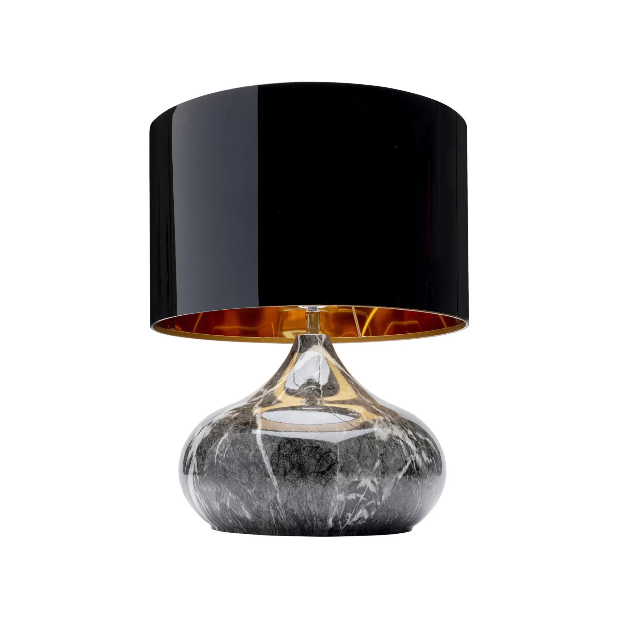 KARE Design Lampe Mamo Deluxe Grise Et Noire ^ Lampe De Table