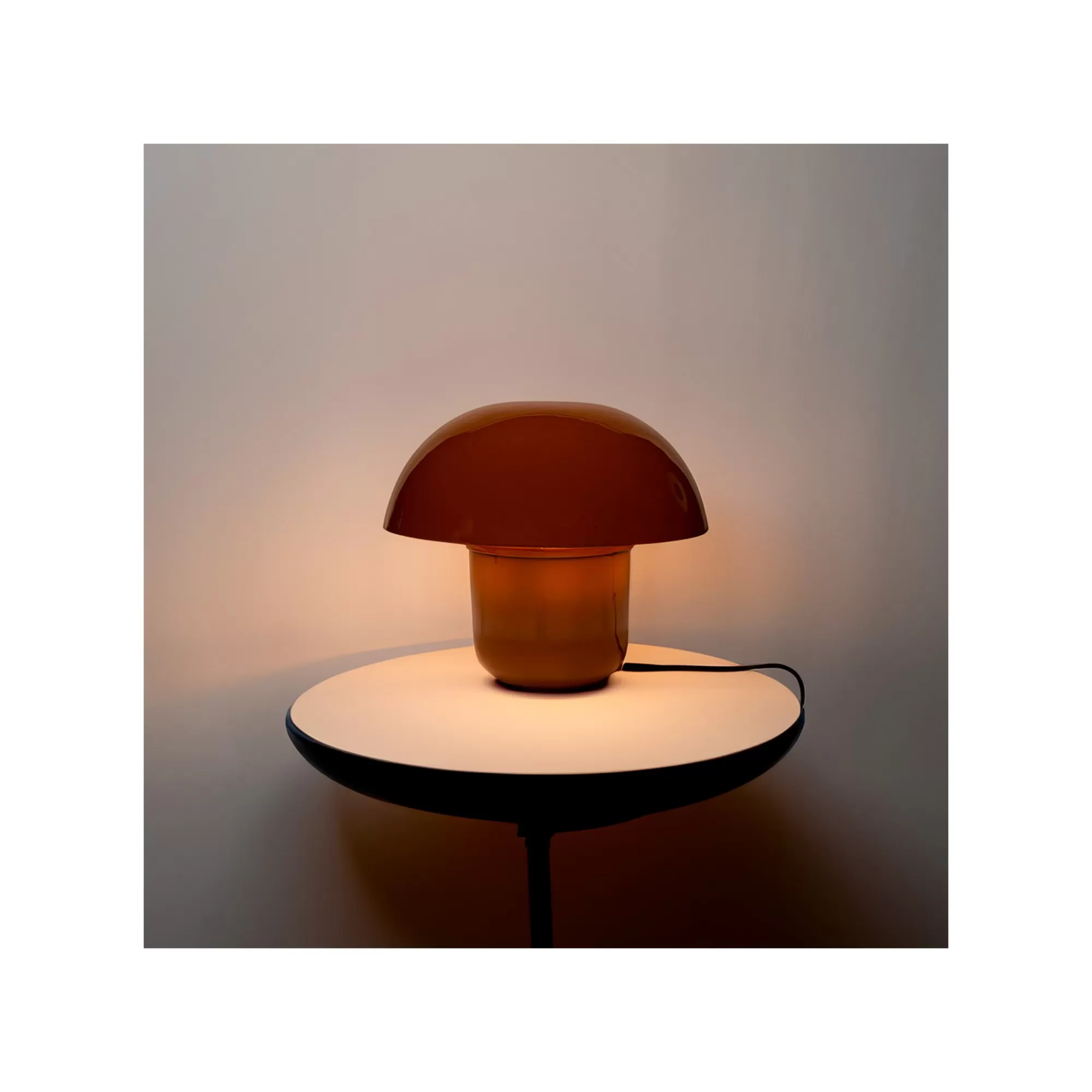 KARE Design Lampe Mushroom 27cm Marron ^ Lampe De Table