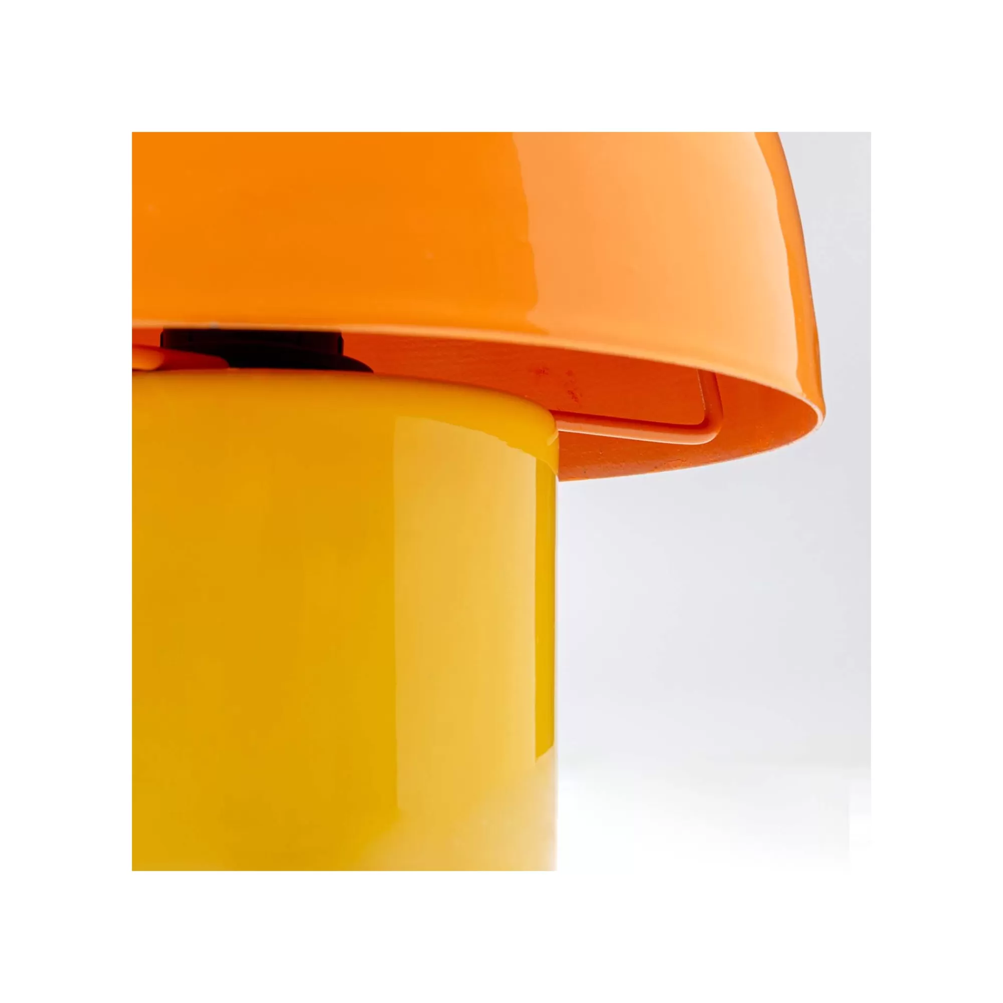 KARE Design Lampe Mushroom Duo 20cm Orange Et Jaune ^ Lampe De Table