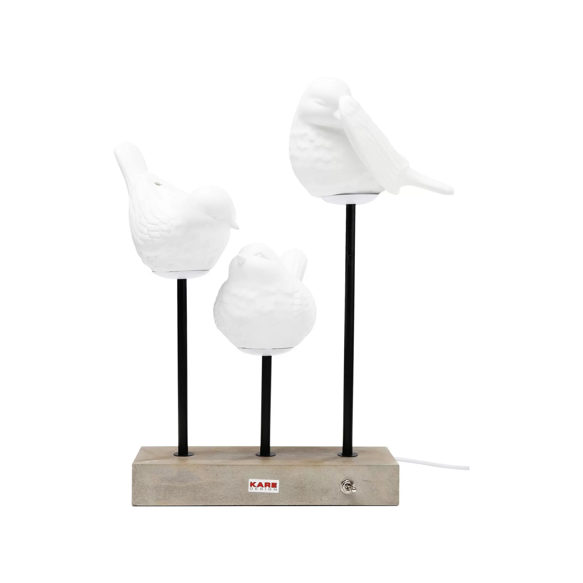 KARE Design Lampe Oiseaux Porcelaine ^ Lampe De Table