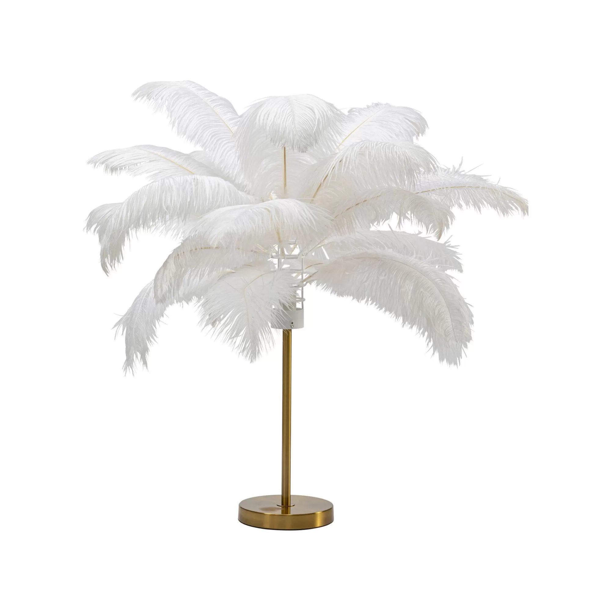 KARE Design Lampe Plumes Blanches ^ Lampe De Table