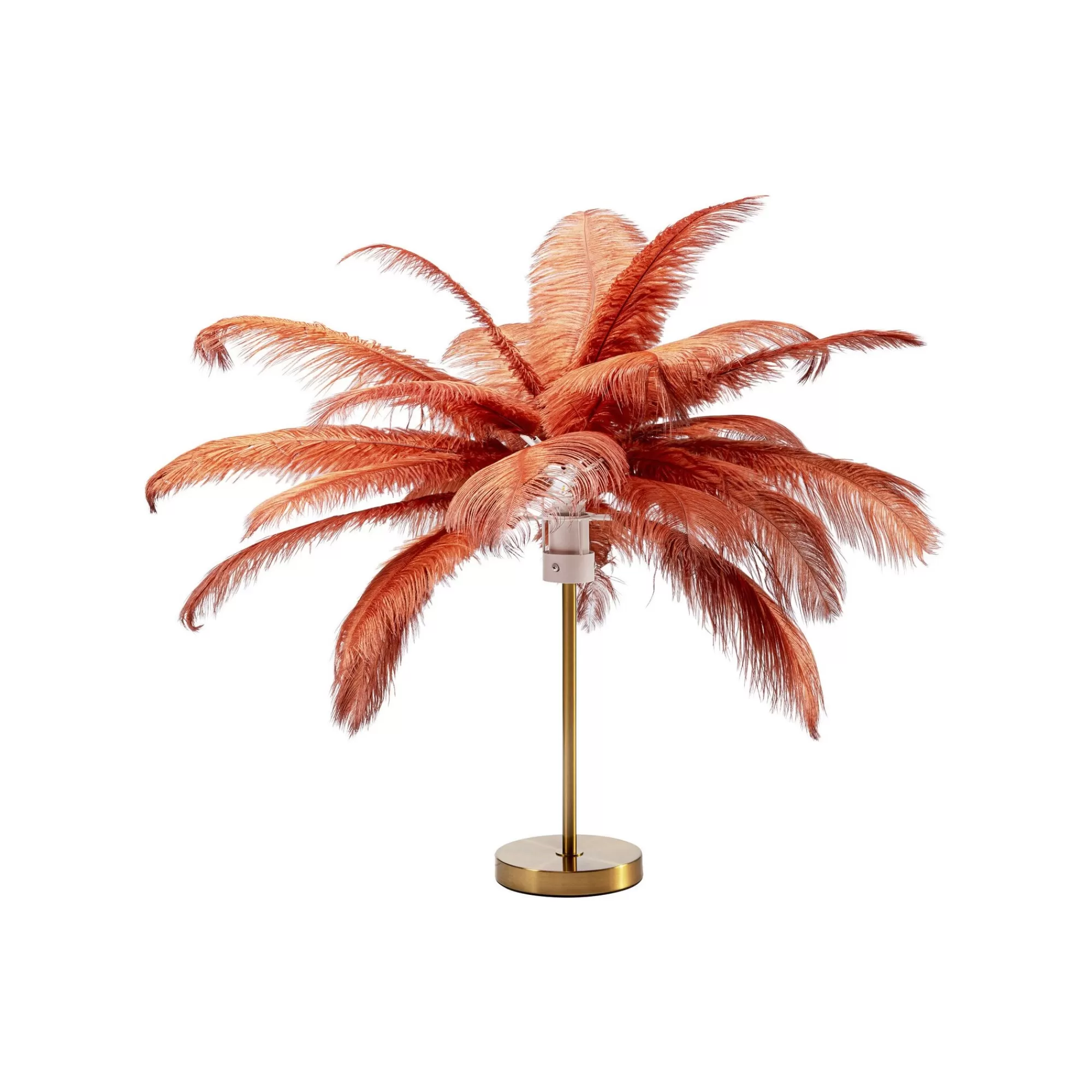 KARE Design Lampe Plumes Rouges ^ Lampe De Table