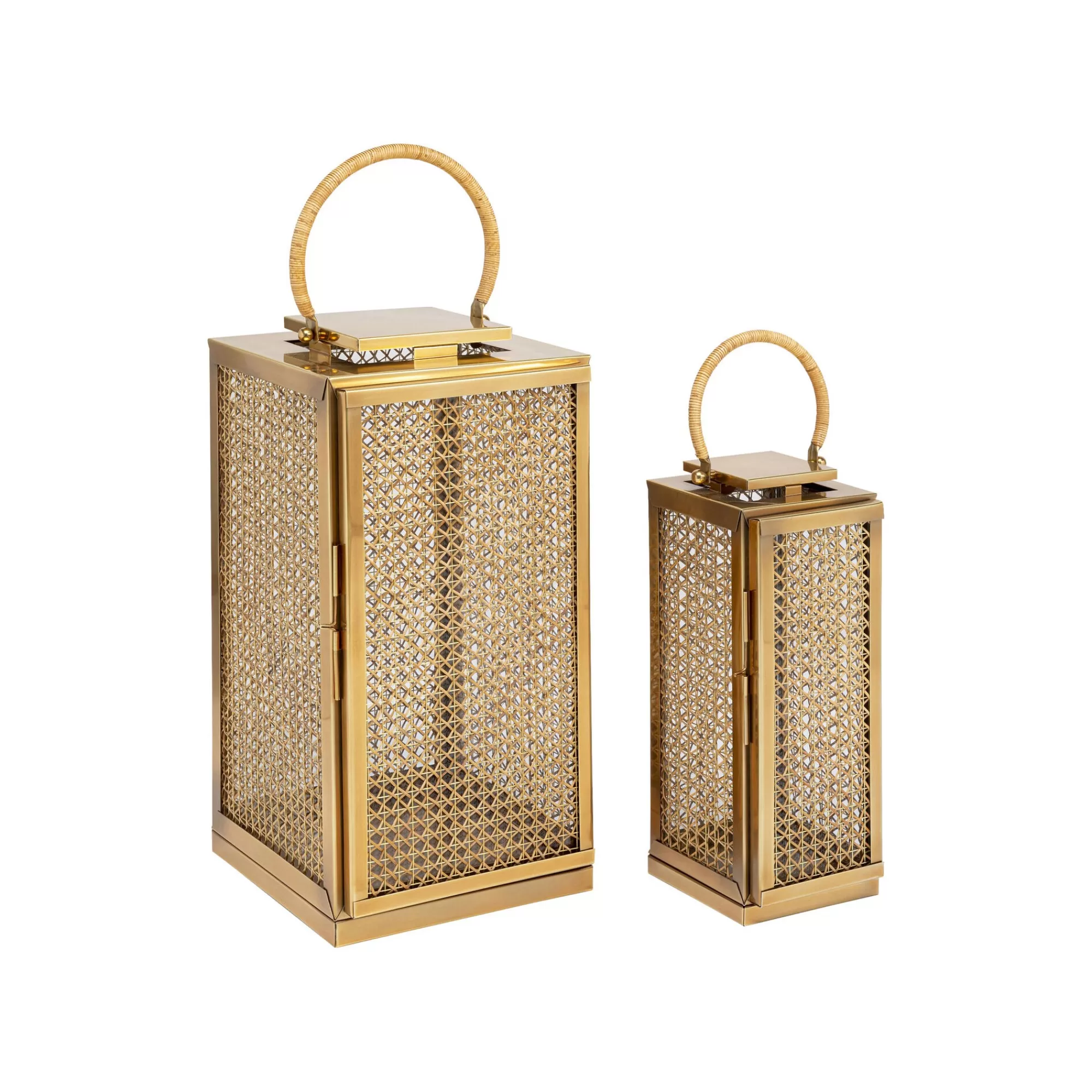 KARE Design Lanternes Palazzo Vita Dorées Set De 2 ^ Bougeoir & Lanterne