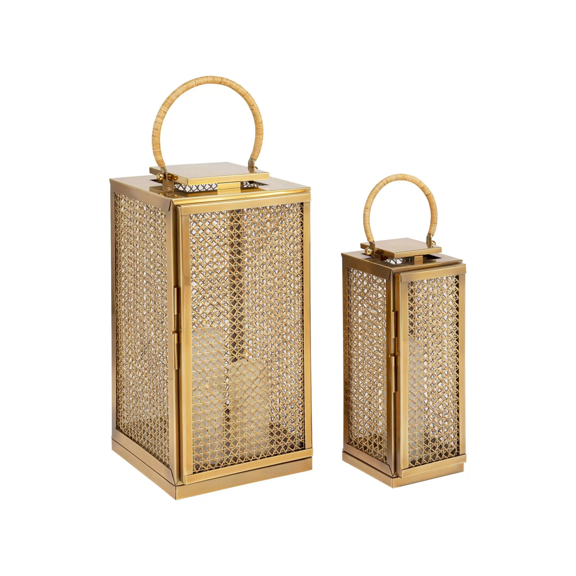 KARE Design Lanternes Palazzo Vita Dorées Set De 2 ^ Bougeoir & Lanterne