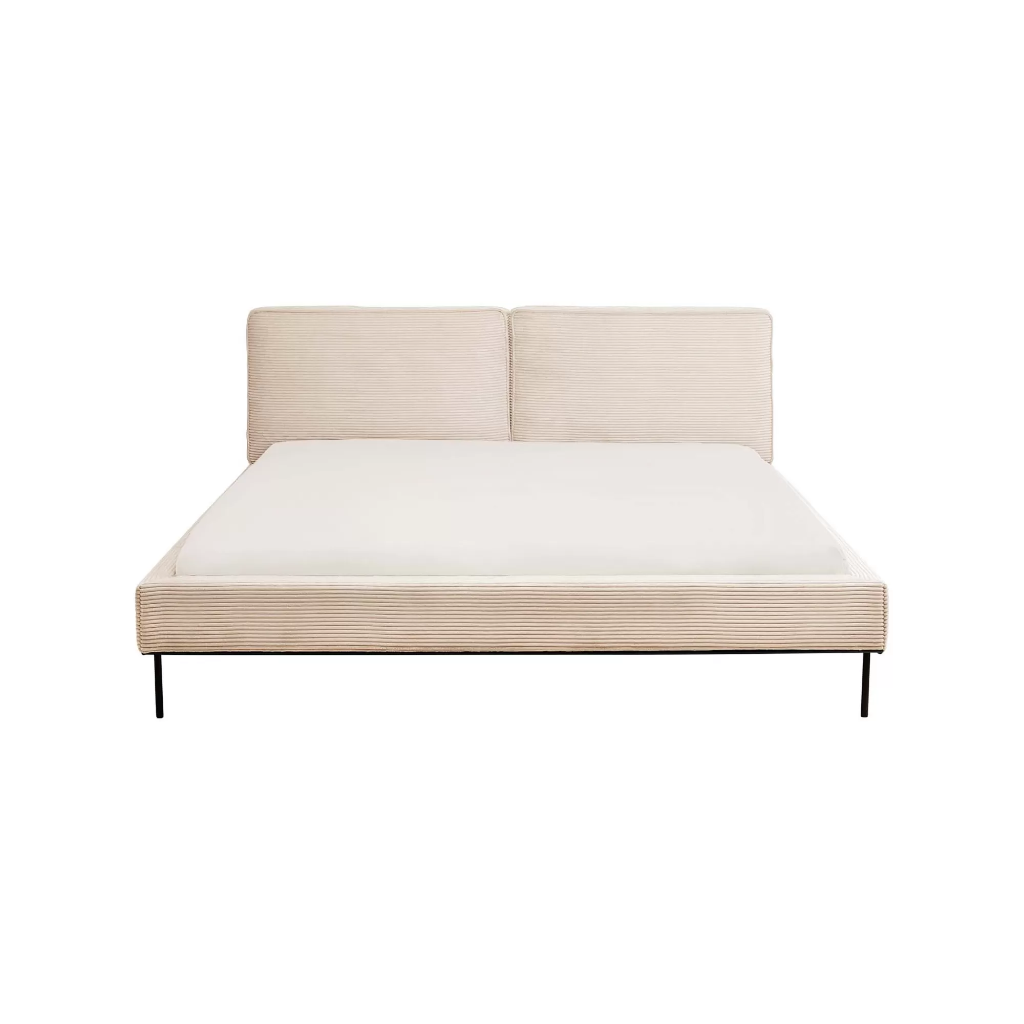 KARE Design Lit East Side Cord Côtelé Crème ^ Lit