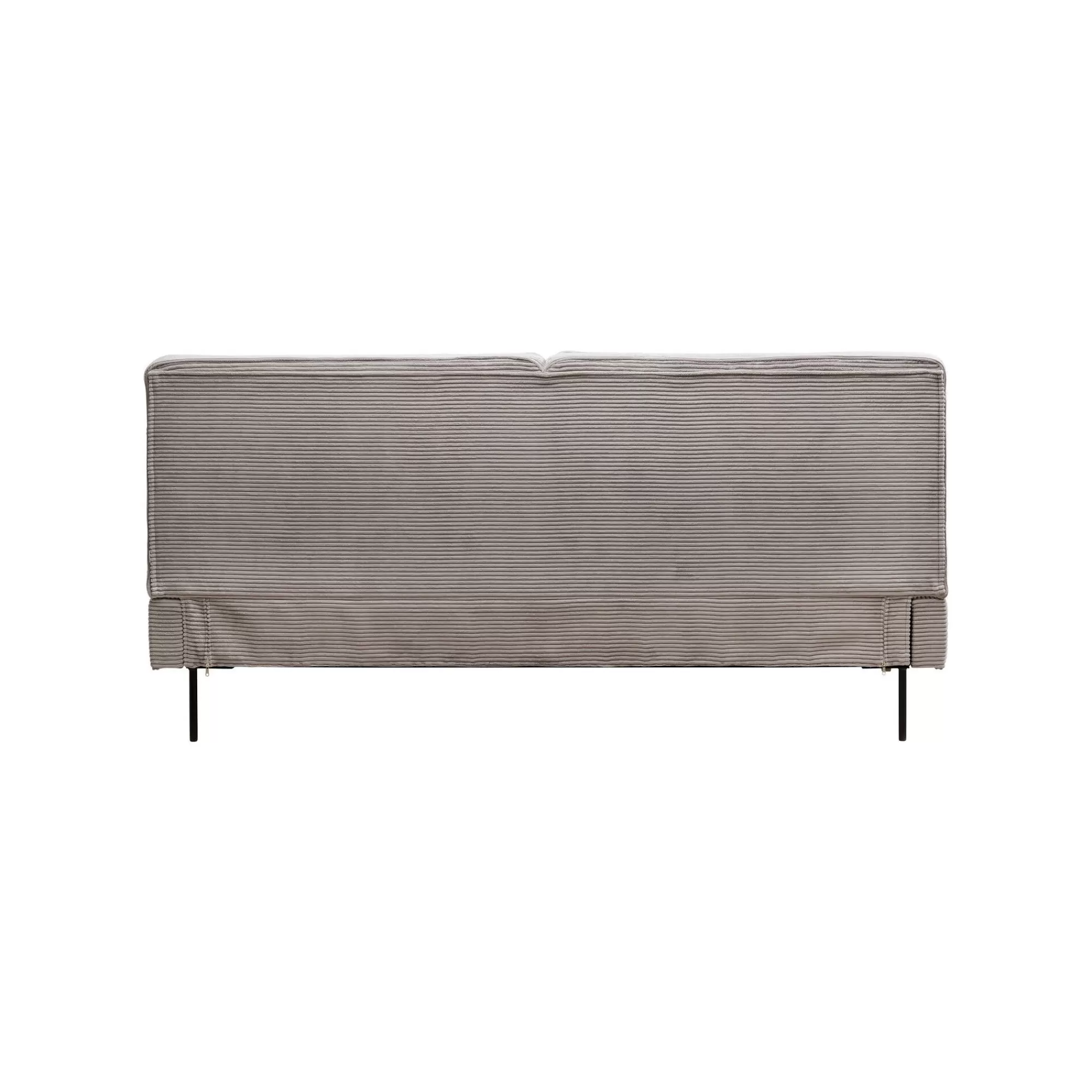 KARE Design Lit East Side Cord Côtelé Gris ^ Lit