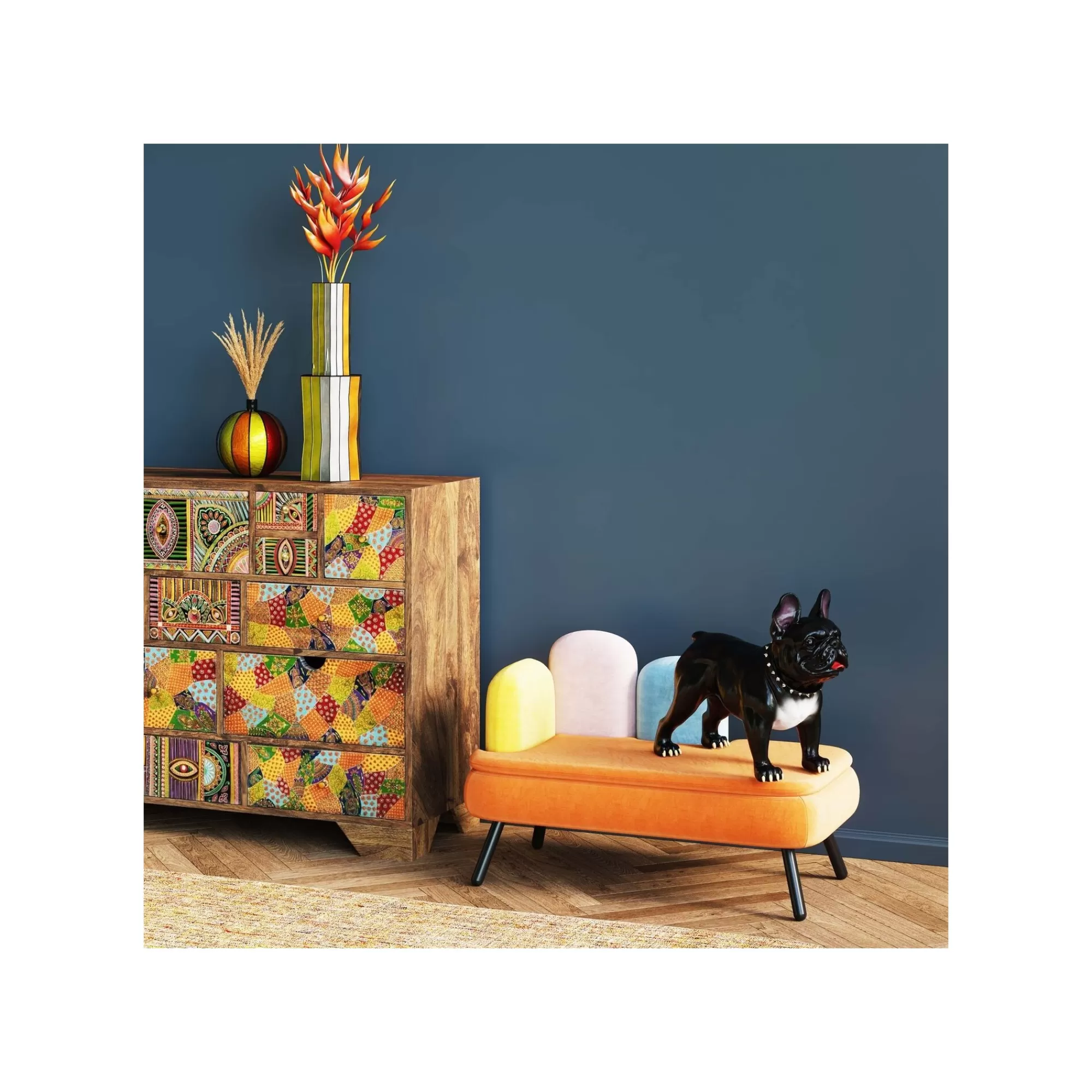 KARE Design Lit Pour Animaux Diva Orange ^ Lit