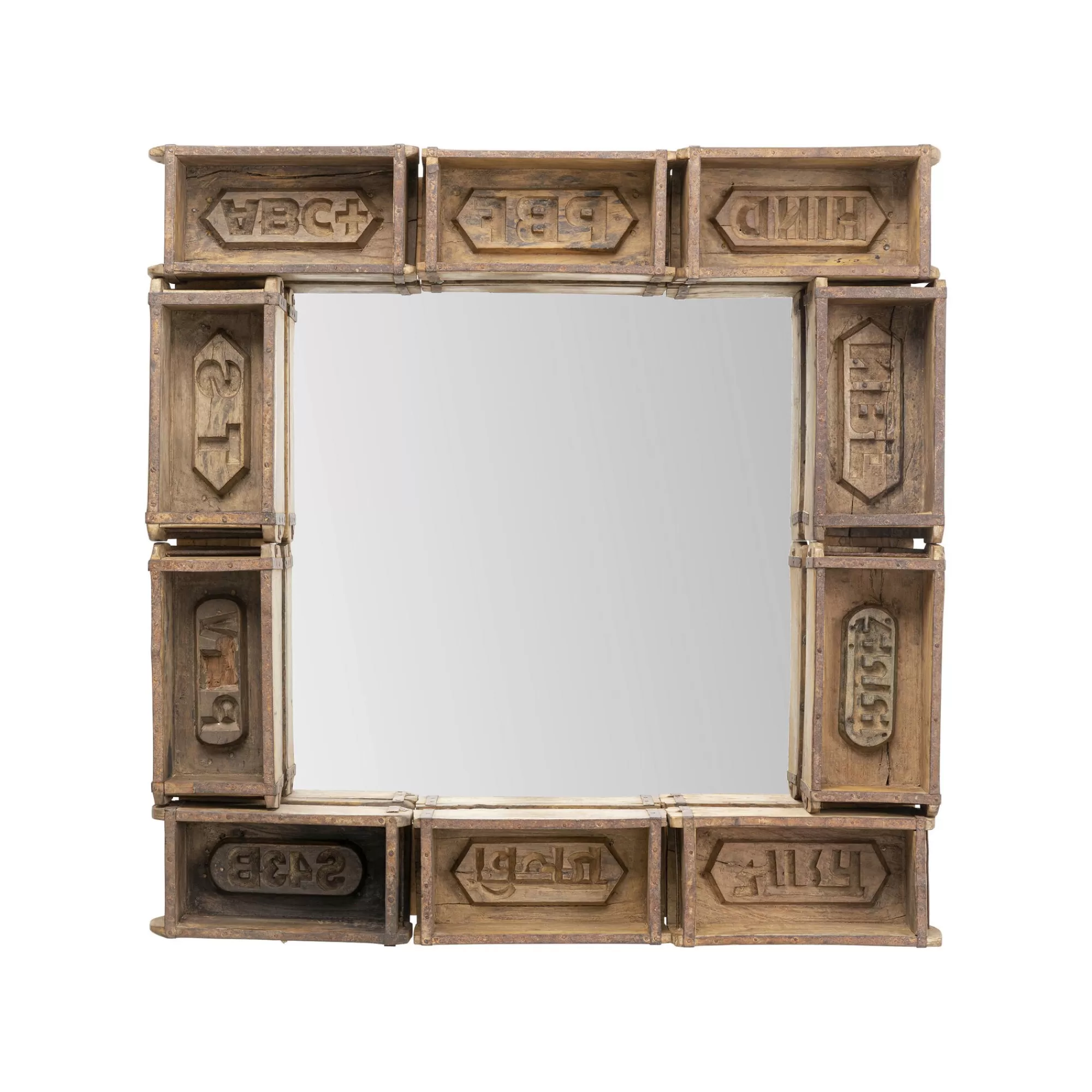 KARE Design Miroir Brick 90x90cm ^ Miroir