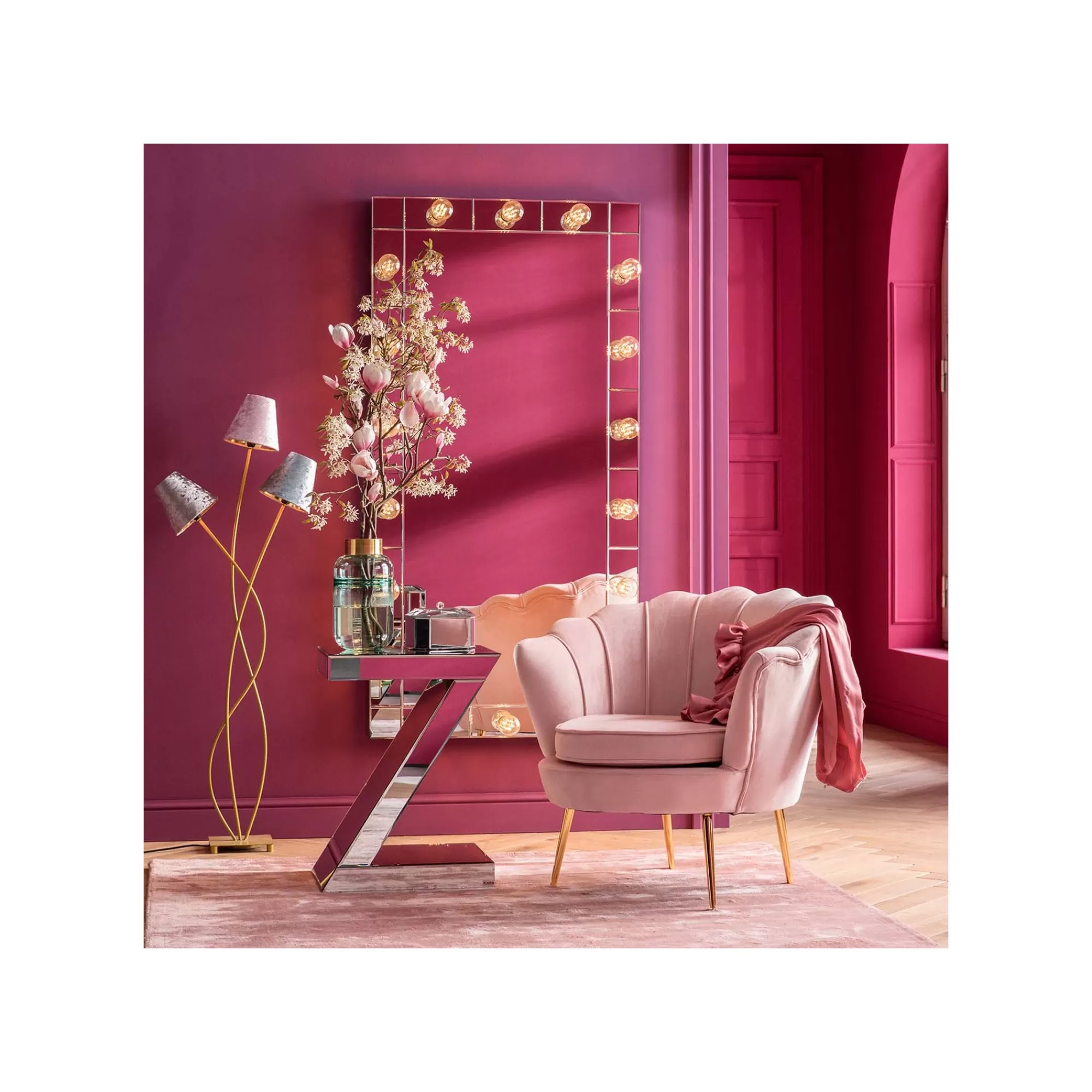 KARE Design Miroir Make Up 160x80cm ^ Miroir
