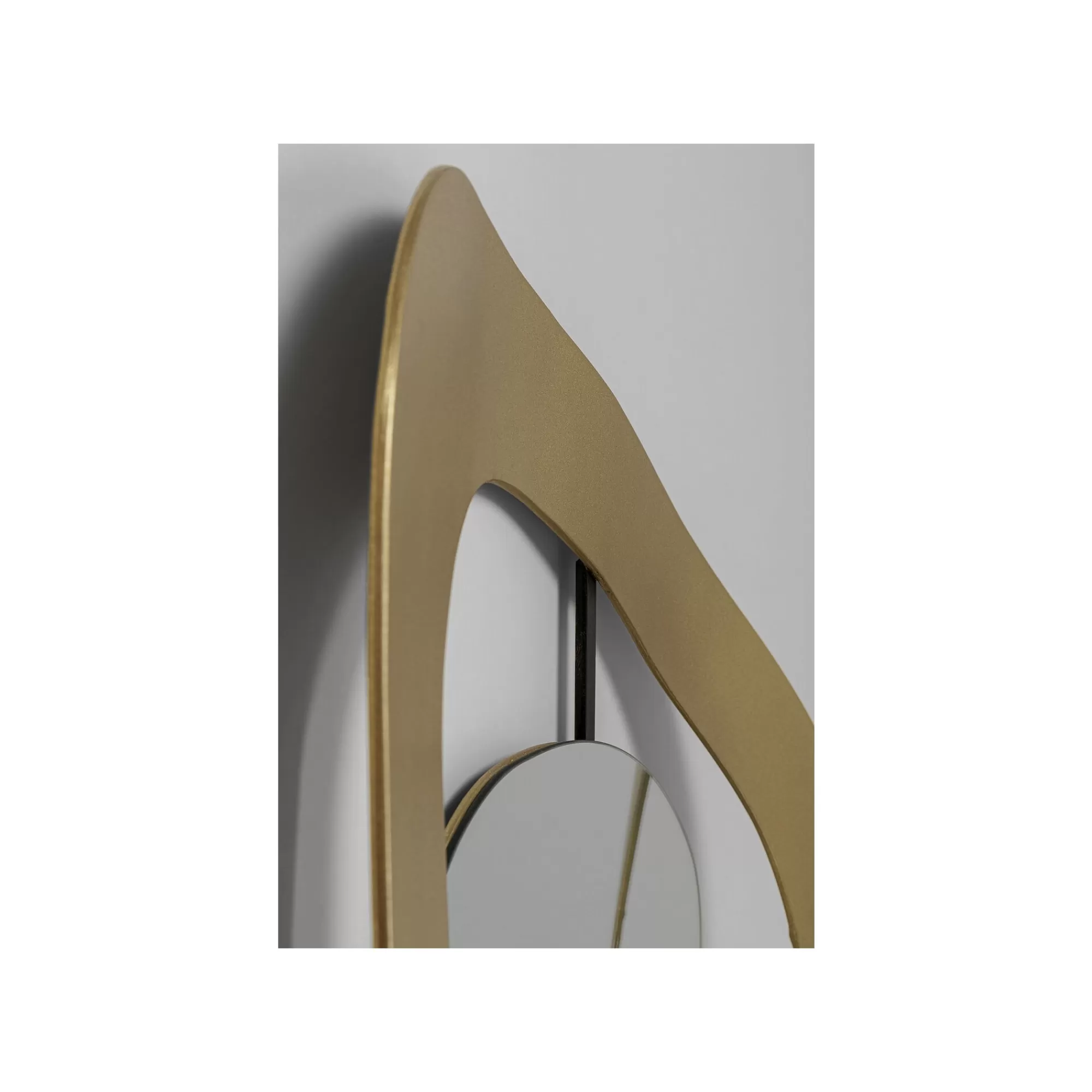 KARE Design Miroir Metro 105x57cm Doré ^ Miroir