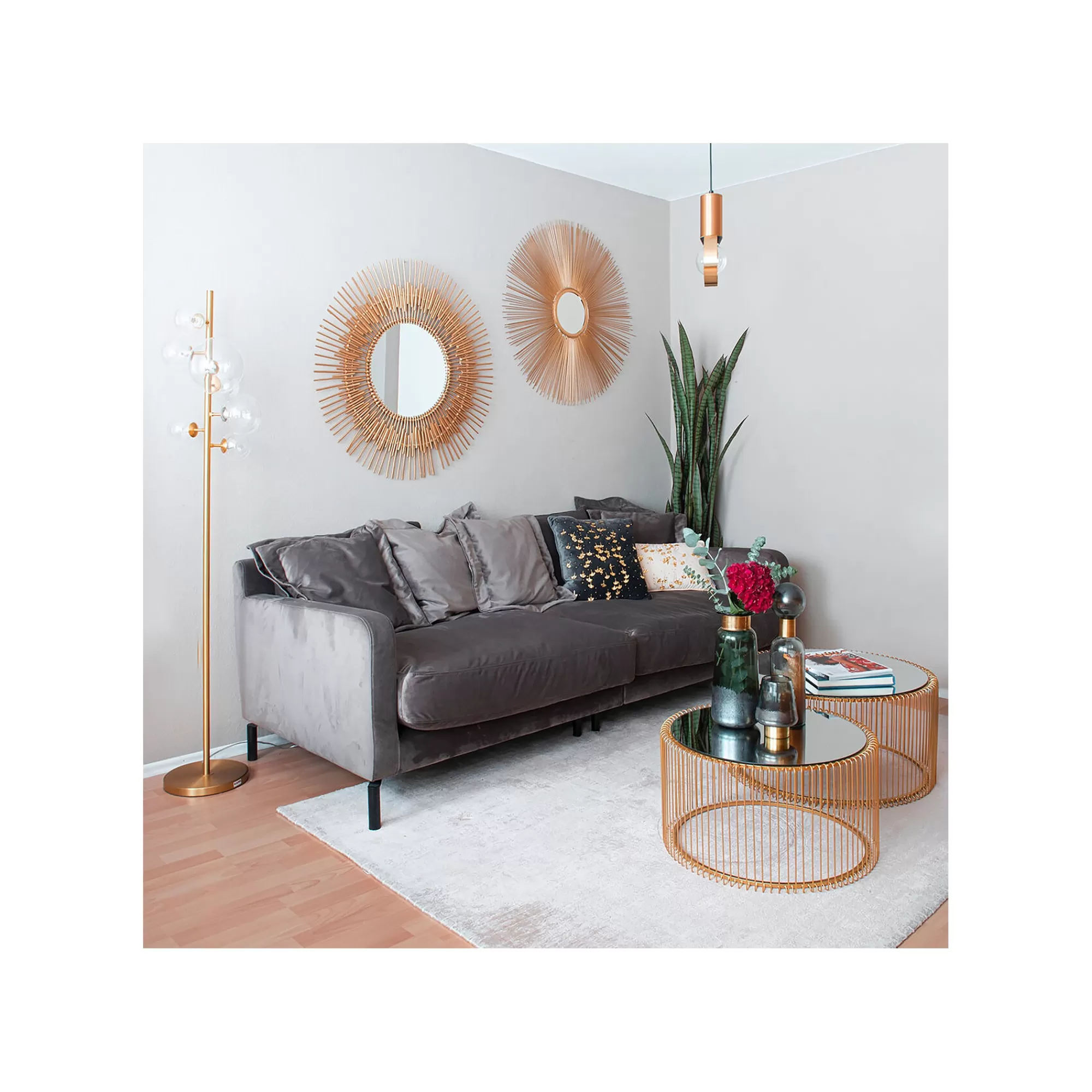 KARE Design Miroir Sunbeam 90cm ^ Miroir