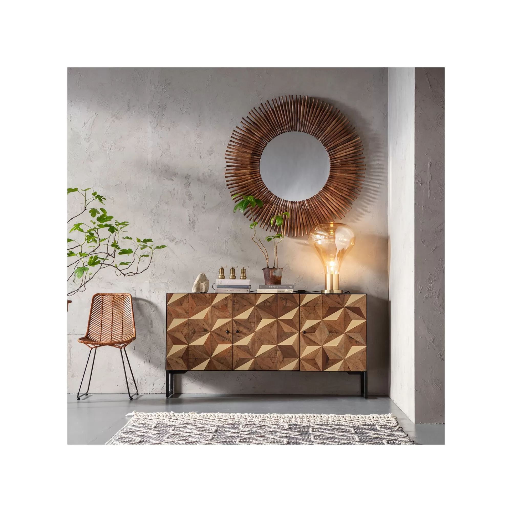 KARE Design Miroir Sunlight 120cm ^ Miroir