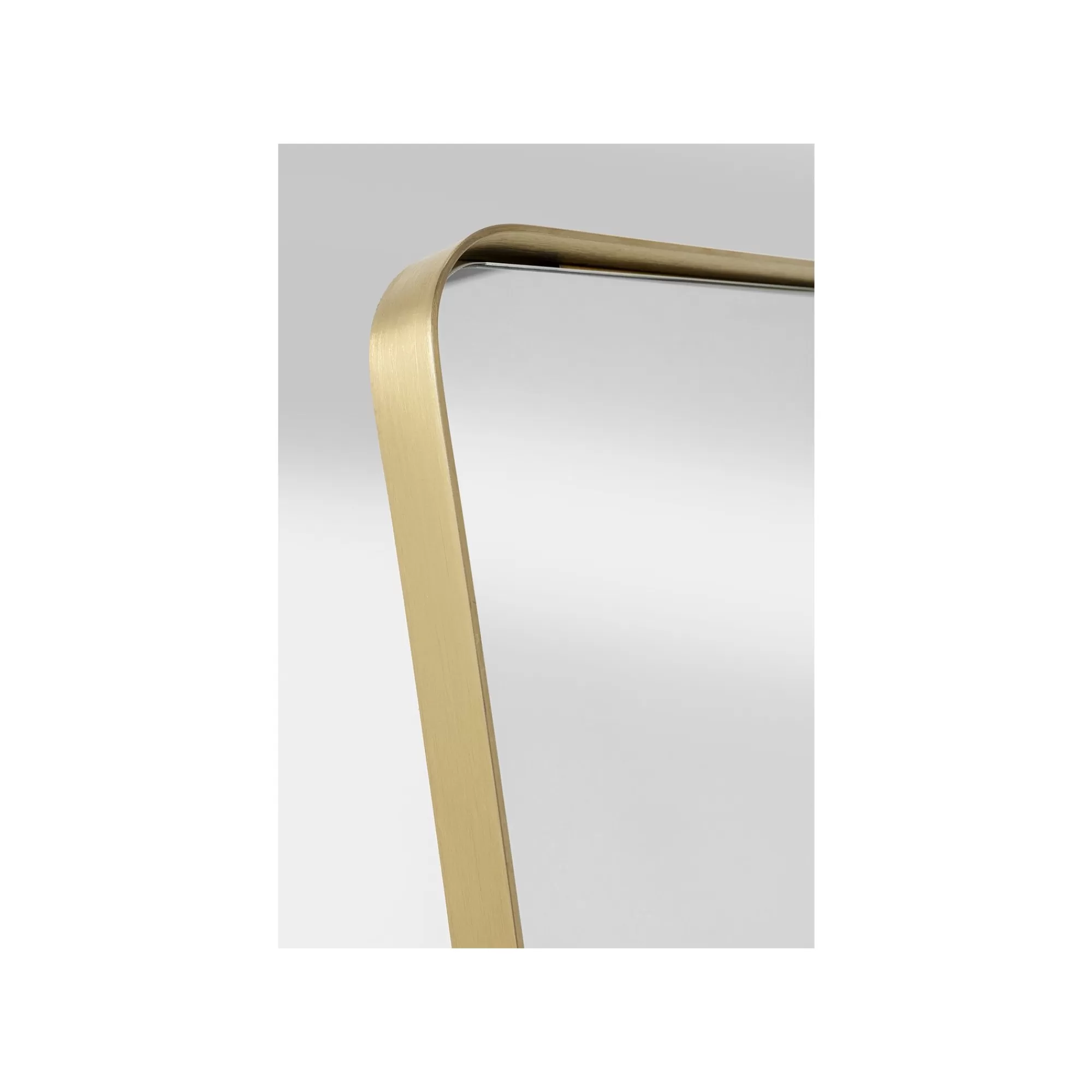 KARE Design Miroir Sur Pied Curve 160x55cm Laiton ^ Miroir