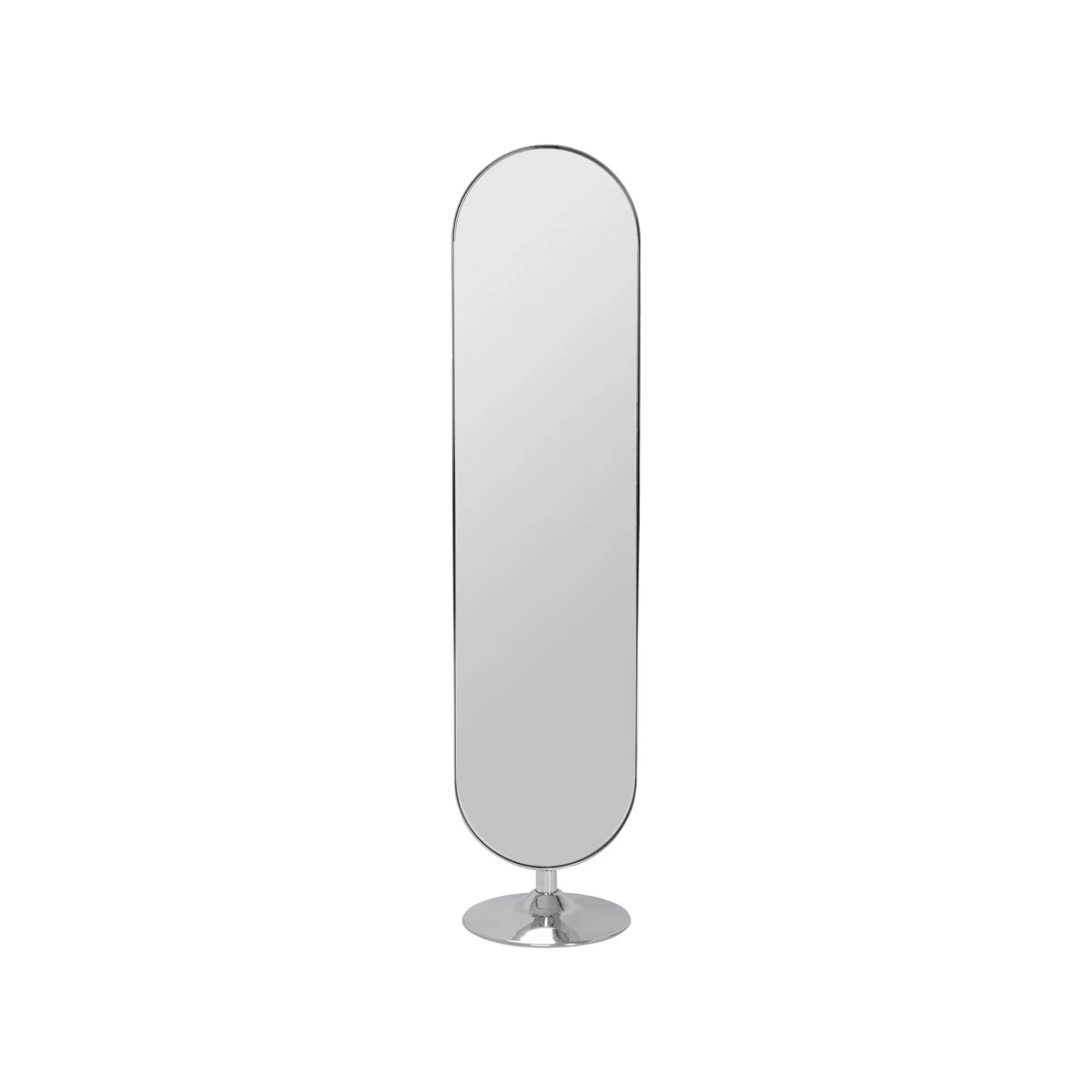 KARE Design Miroir Sur Pied Curve Chrome 170x40cm ^ Miroir