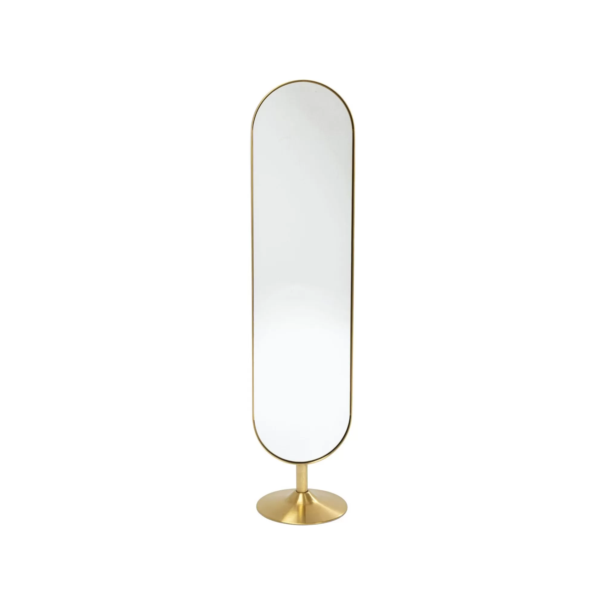 KARE Design Miroir Sur Pied Curve Laiton 170x40cm ^ Miroir