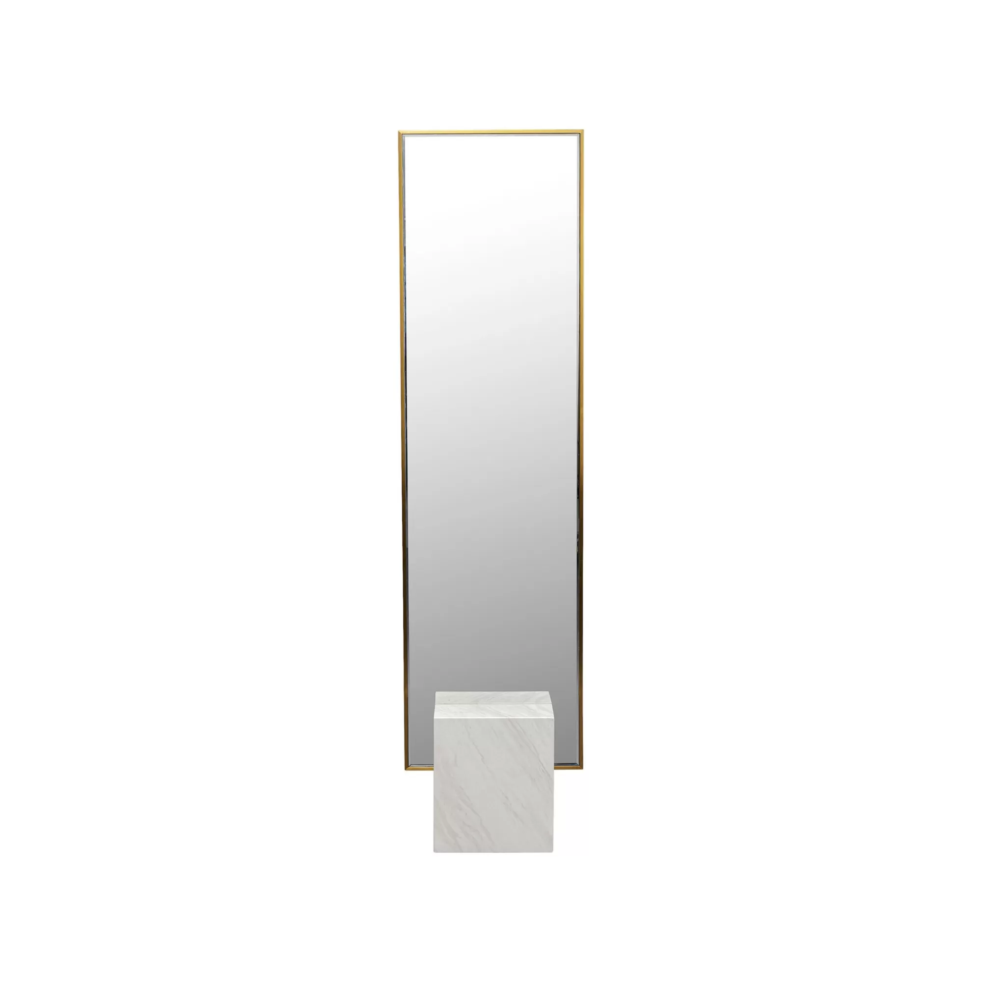 KARE Design Miroir Sur Pied Hulda 180x46cm Doré Et Blanc ^ Miroir