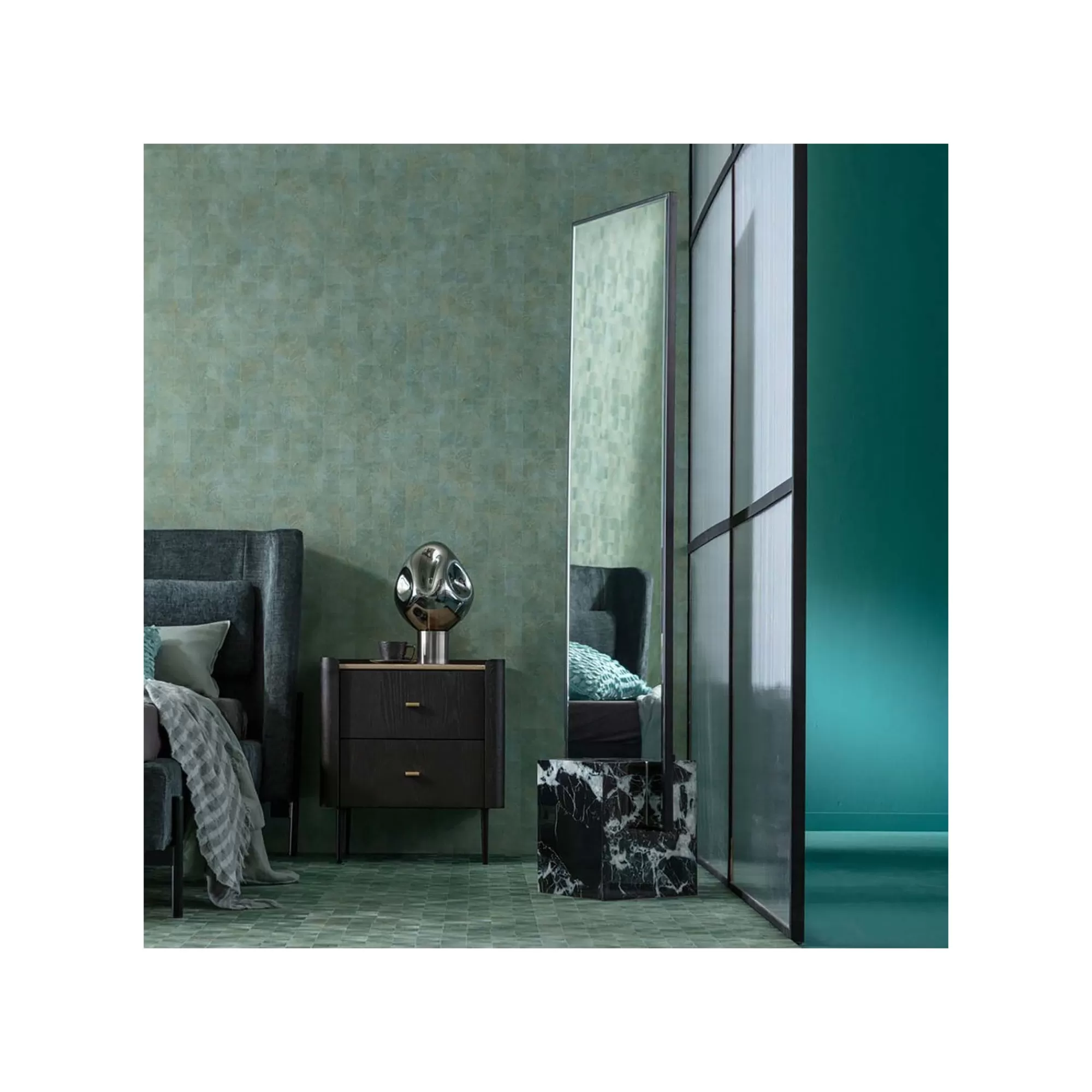 KARE Design Miroir Sur Pied Hulda 180x46cm Noir ^ Miroir