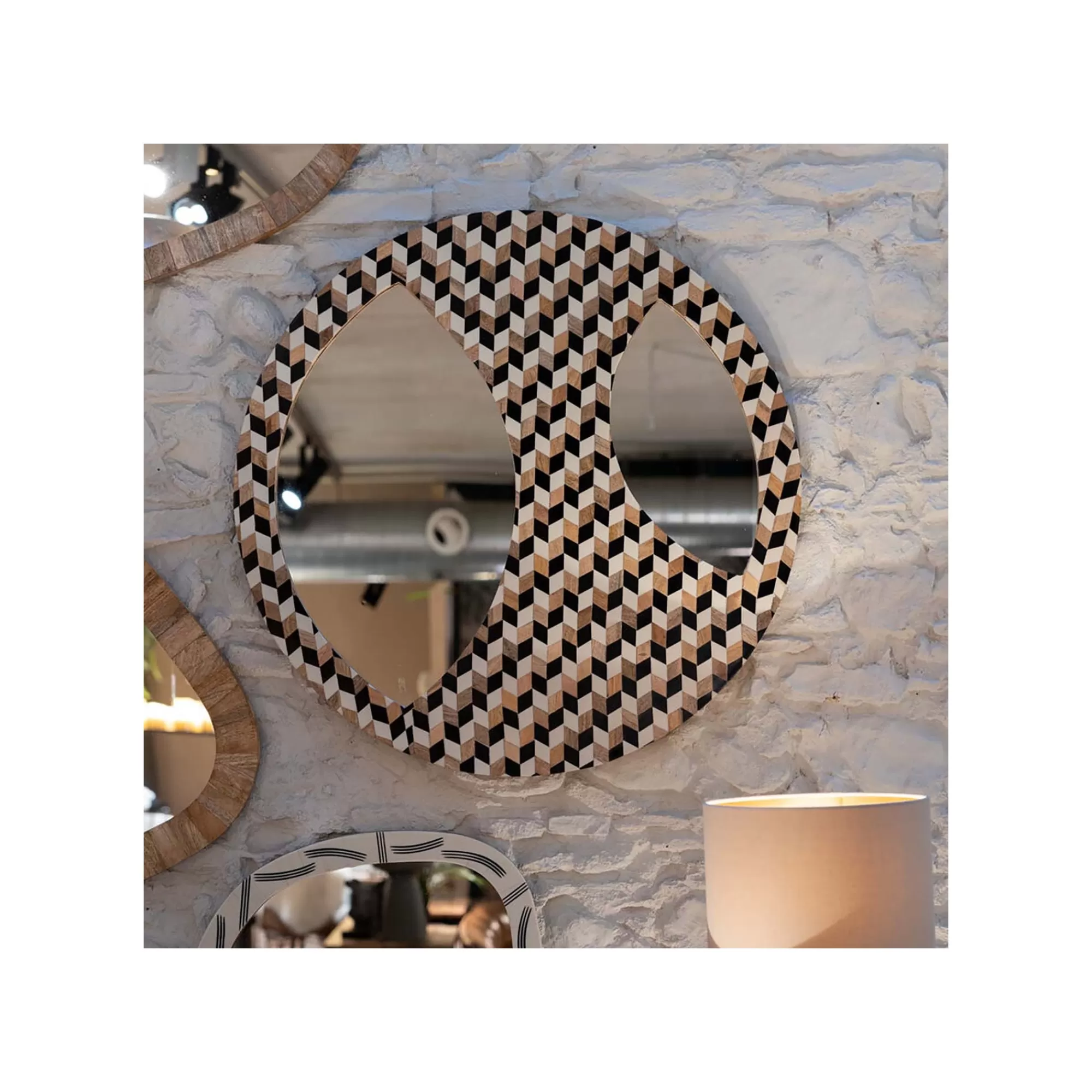 KARE Design Miroir Tahiti 67cm ^ Miroir