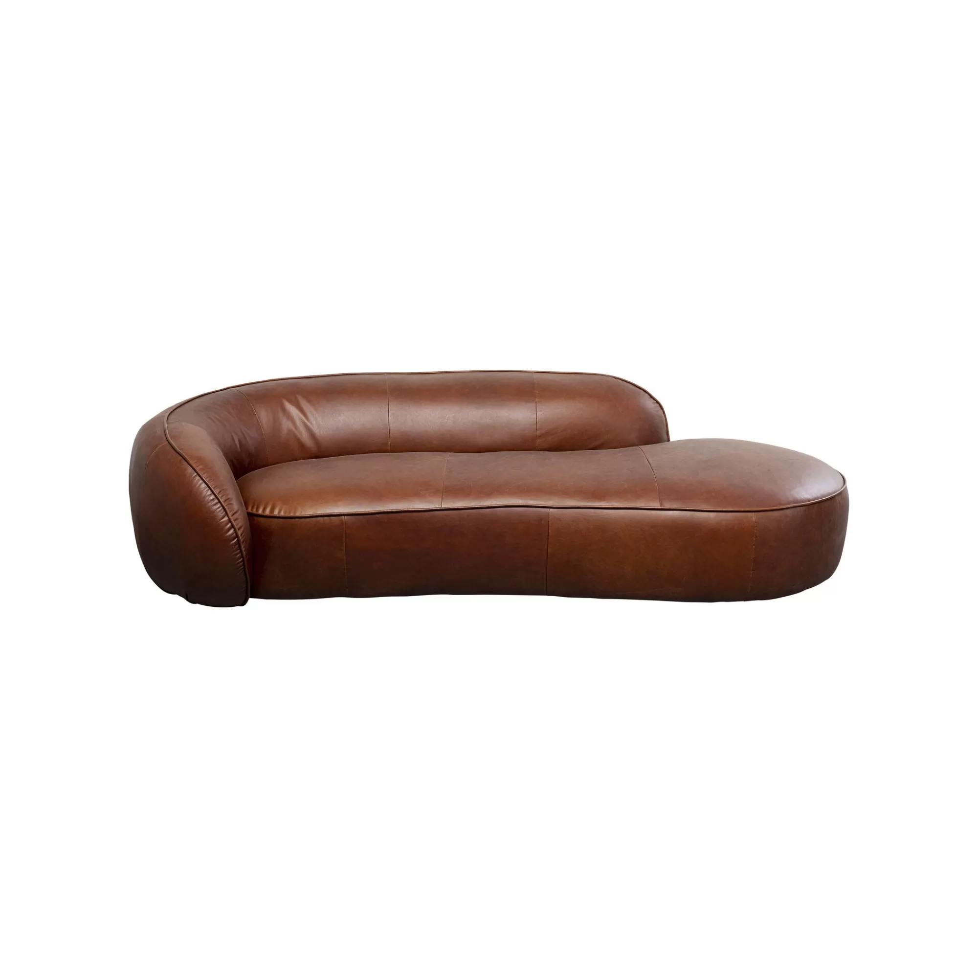 KARE Design Méridienne Wonder 252cm Marron ^ Canapé & Banquette